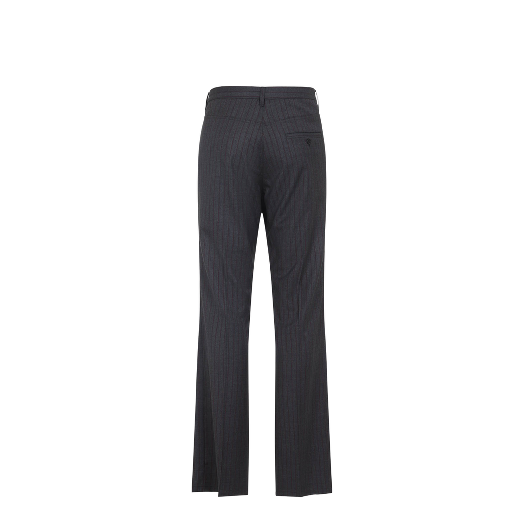 Pinstriped Pleat Trousers