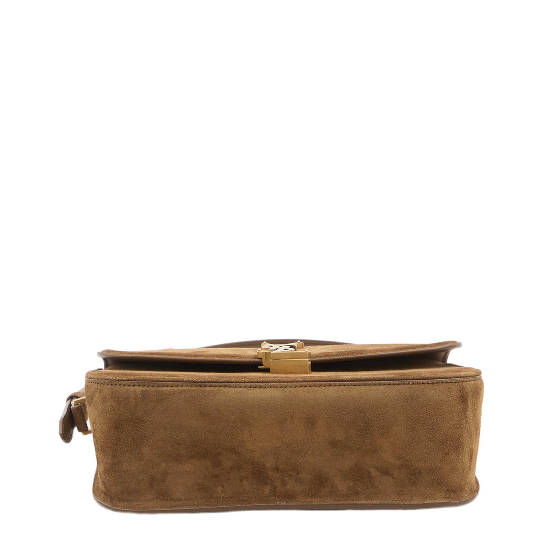 Solferino Medium Suede Shoulder Bags - Brown