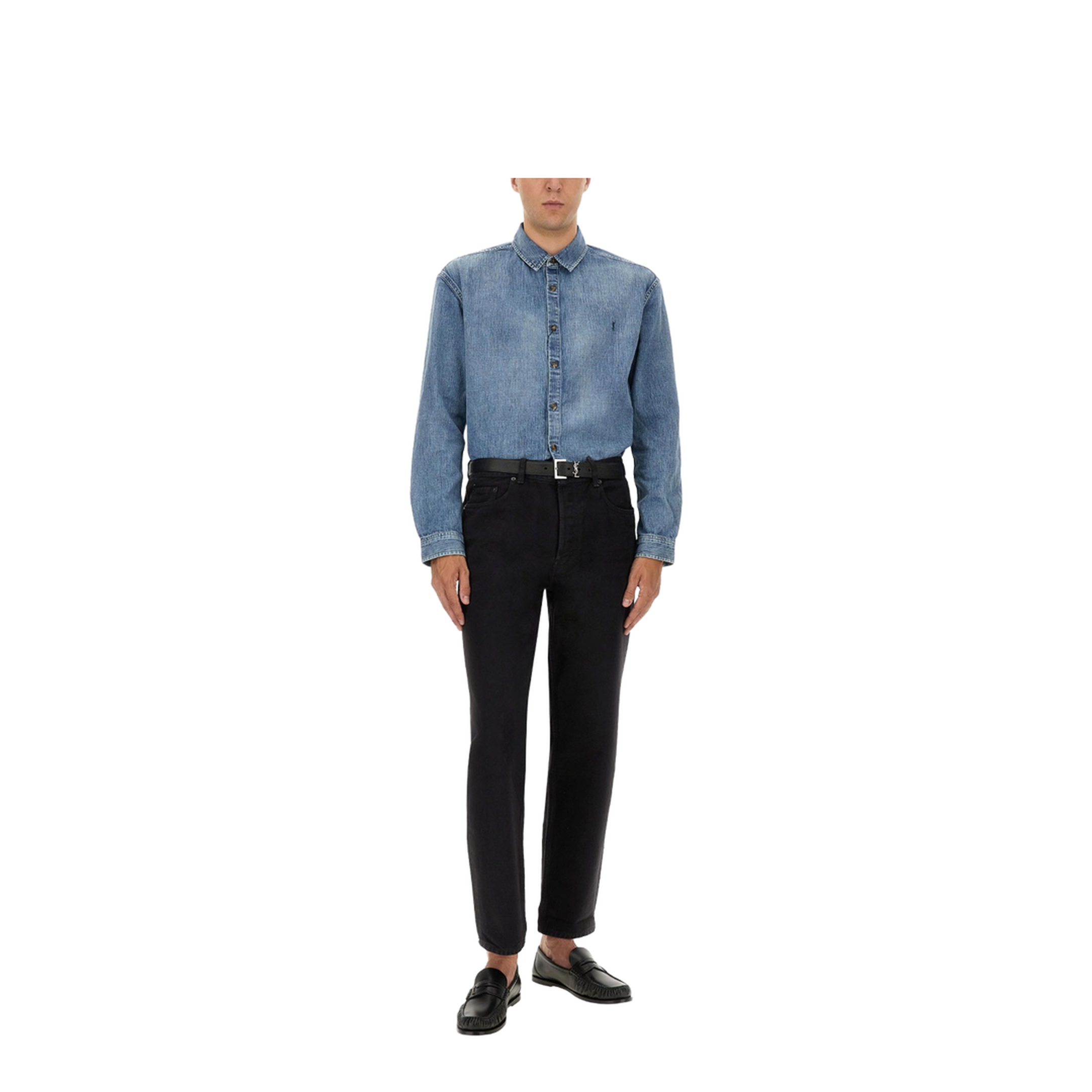 Cassandra Shirt in Day Blue Denim