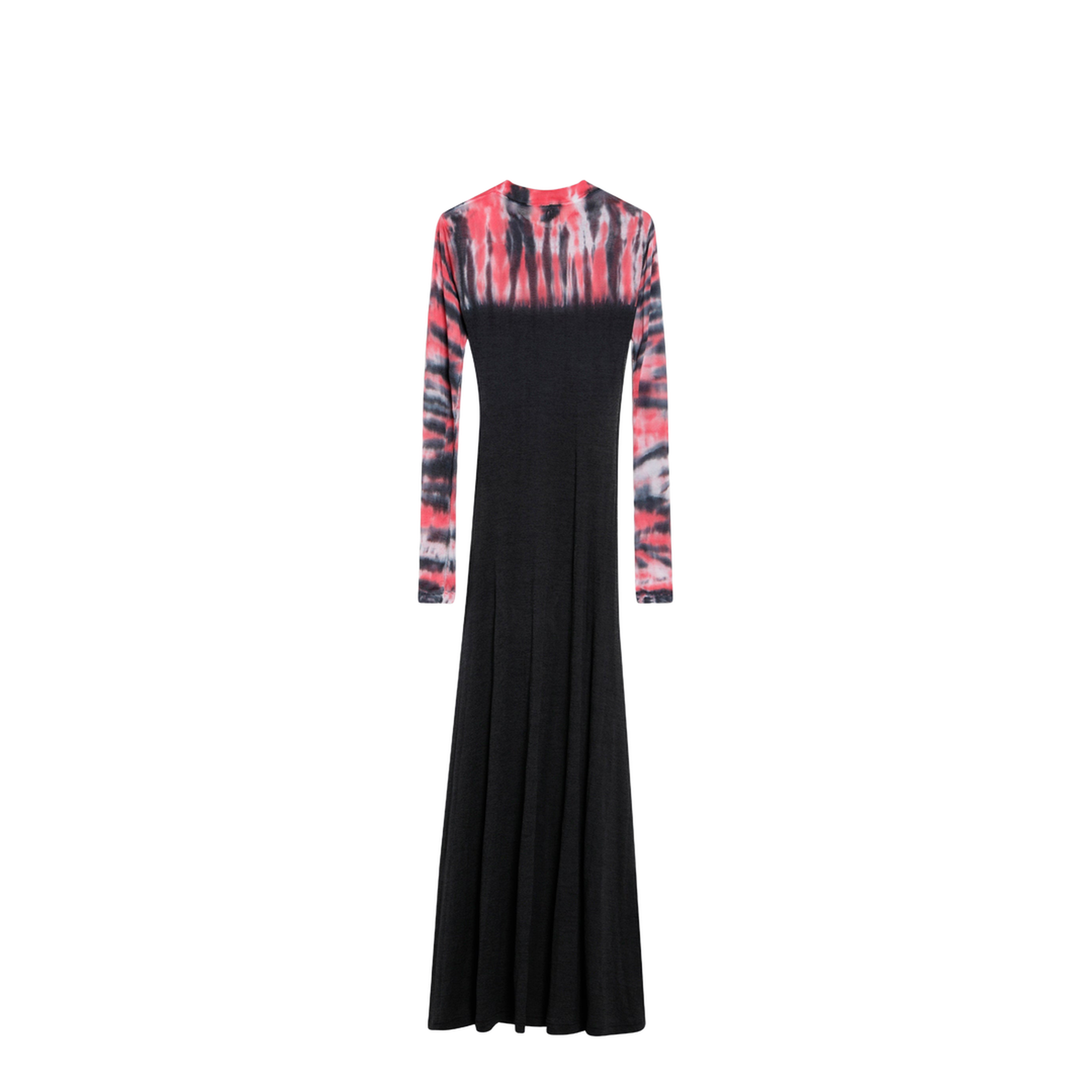 MAYFEYR - Balenciaga - Extreme Tie Dye Dress In Black Jersey - A00178TUVP81000