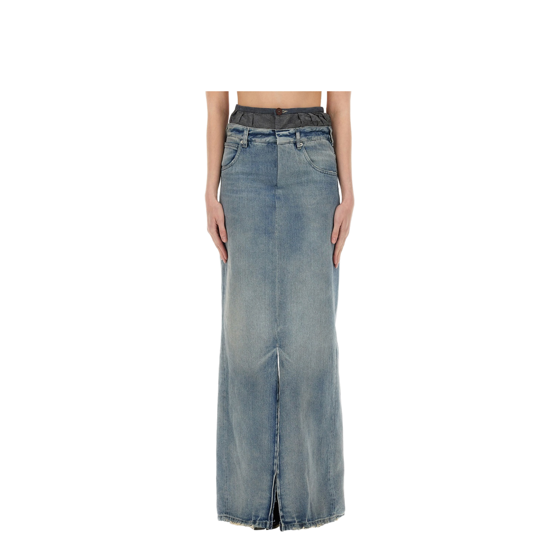 Anonymity of the Lining Denim Skirt