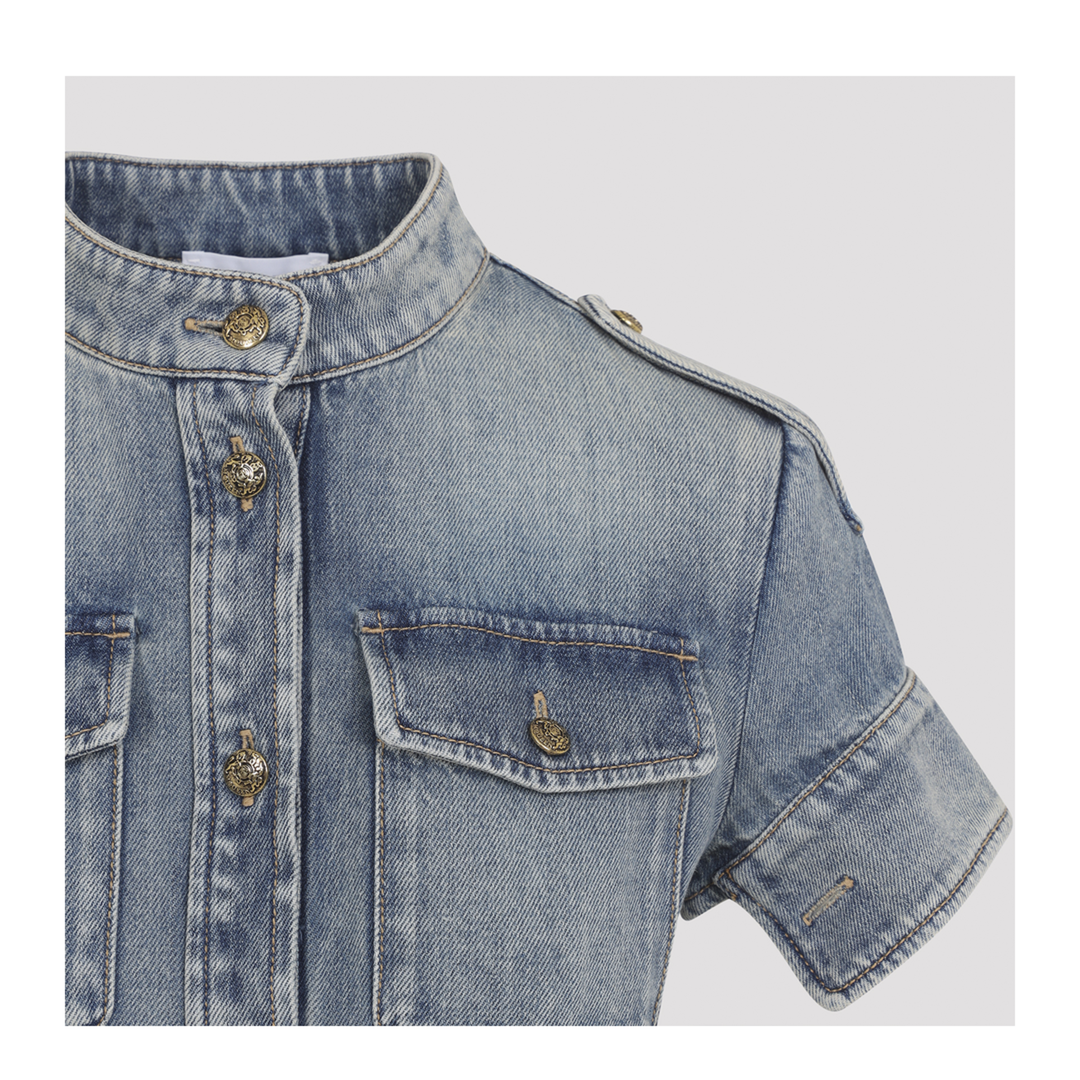 MAYFEYR - Alexander Mcqueen - Denim Mini Dress - 857116QMAD14383