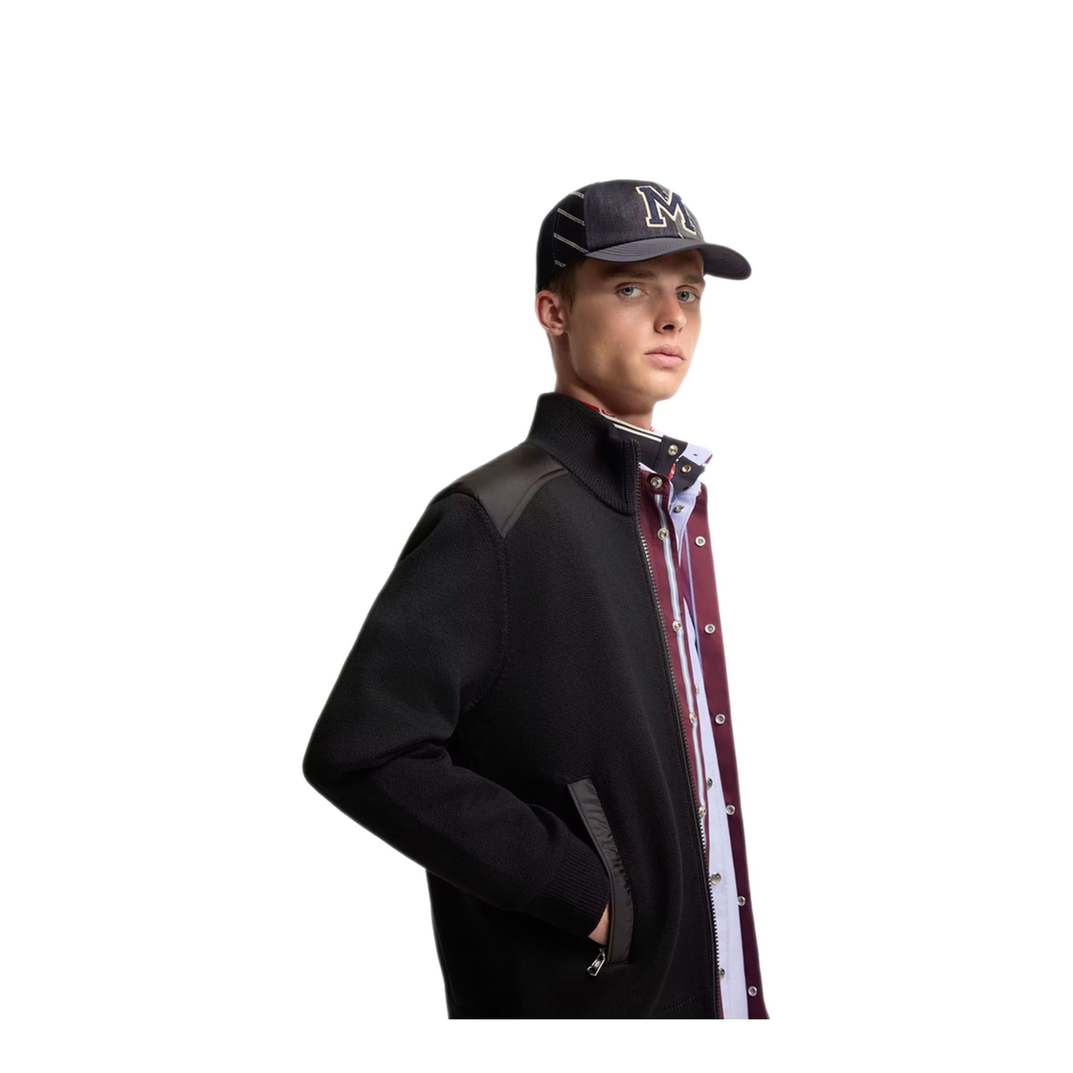 MAYFEYR - Moncler - Padded Wool Zip-Up Cardigan - L20919B00003M1131