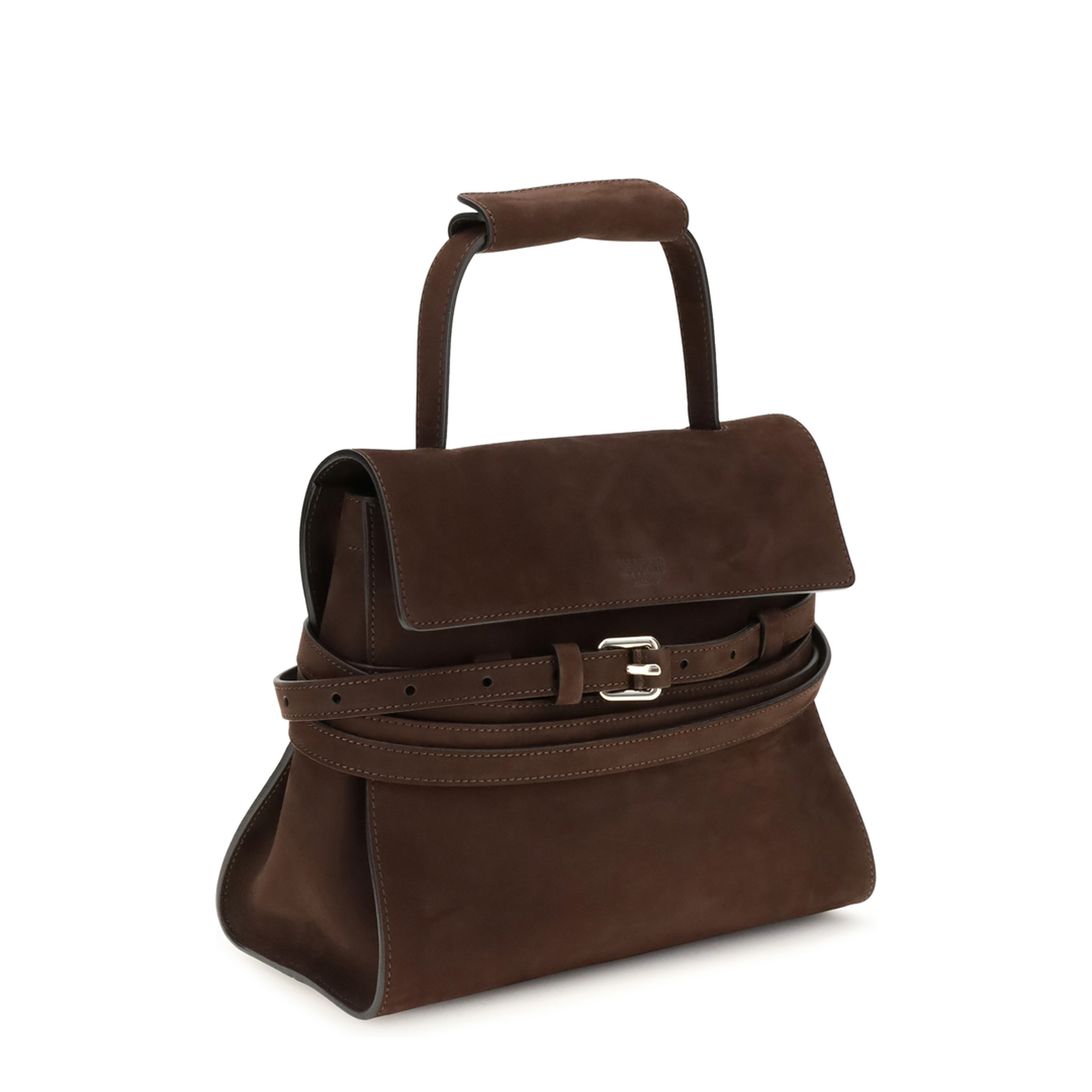 MAYFEYR - Moschino - Handbag Nabuk Cioccolato - MC4022PP1POJ0