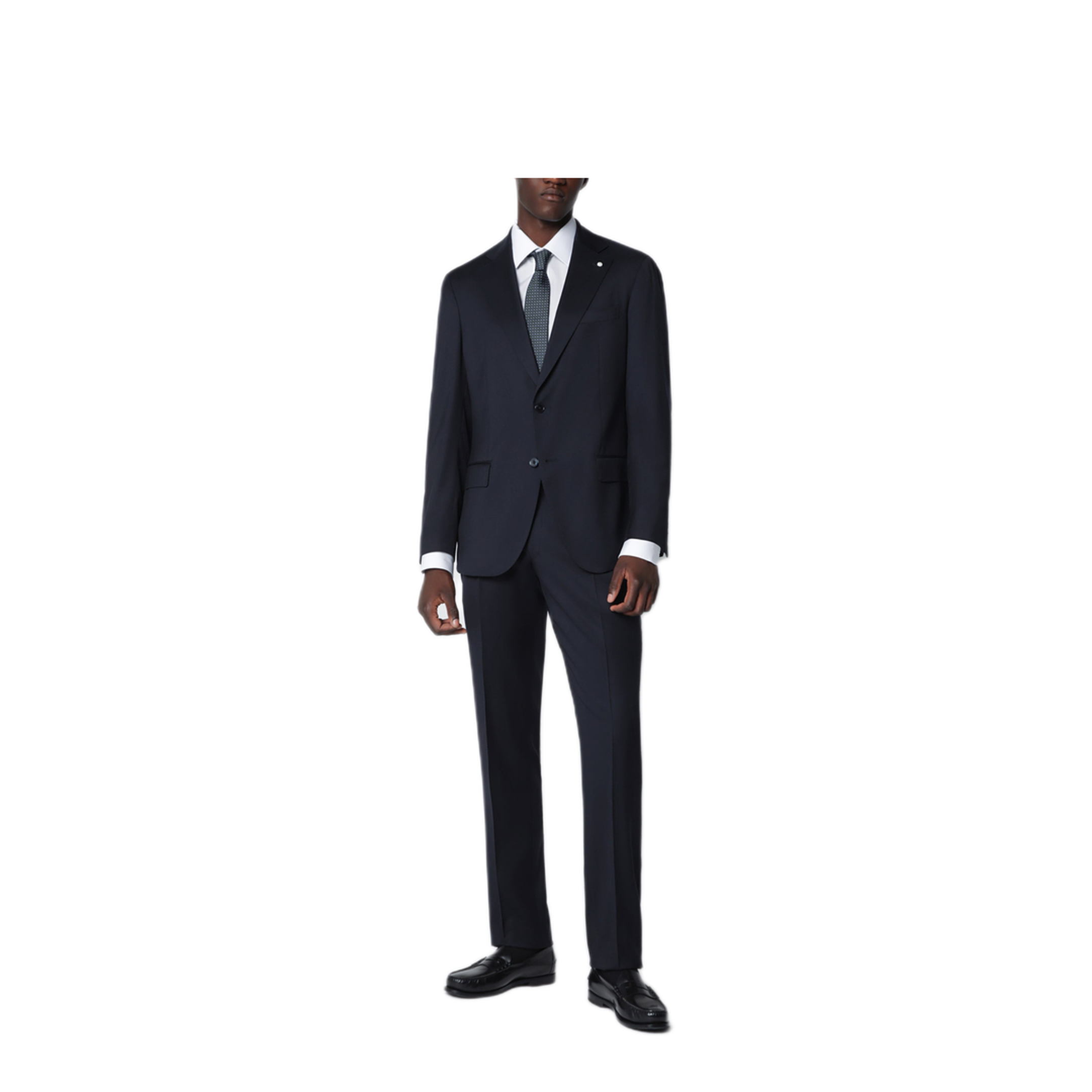 MAYFEYR - Luigi Bianchi - Single Breasted Blue Wool Suit - 34006452505