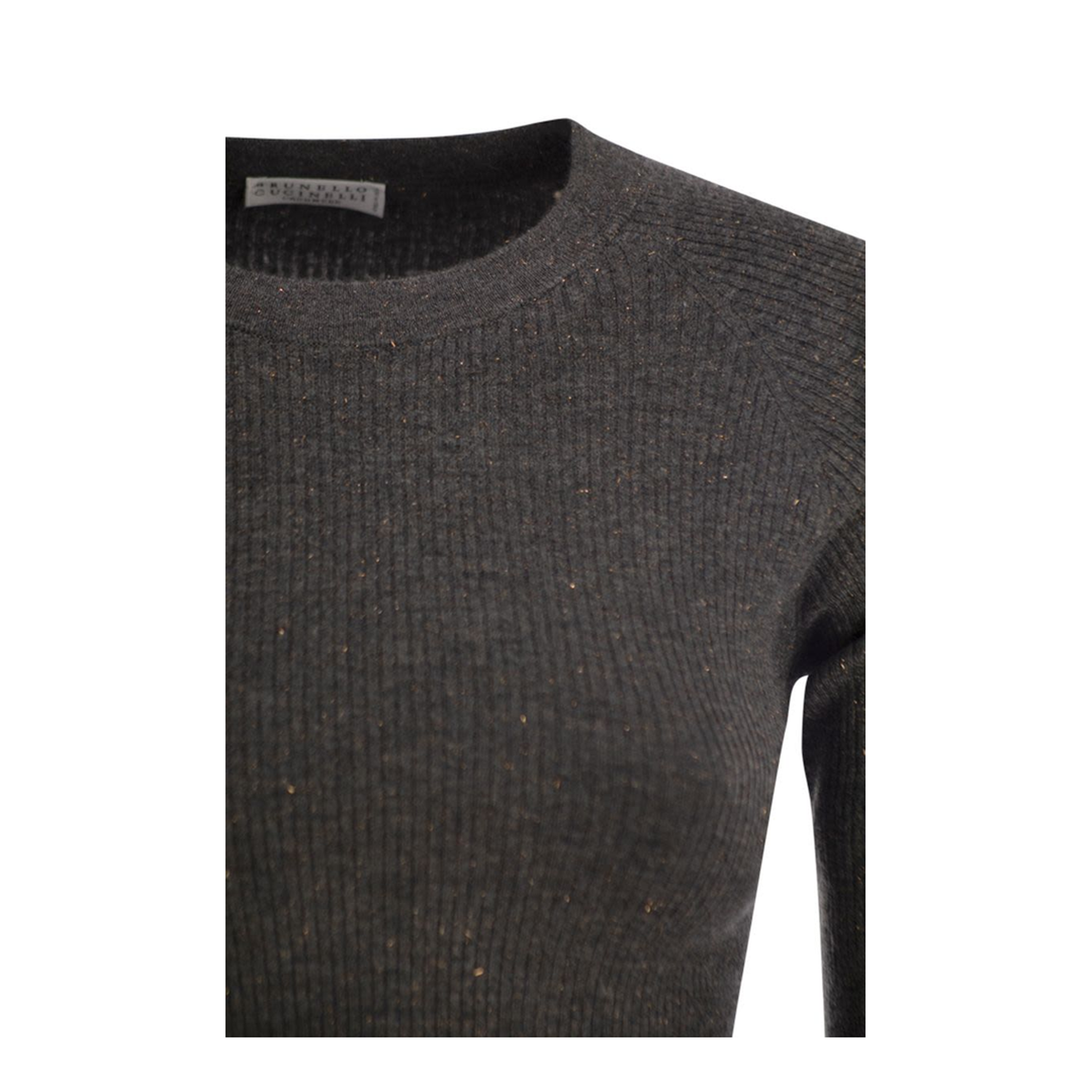 Sparkling Ribbed Cashmere Sweater
