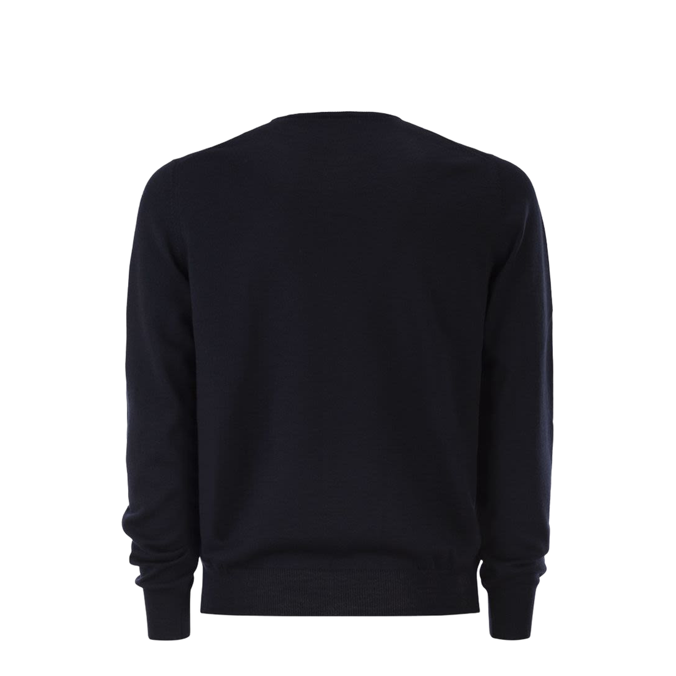 Long-sleeved Wool Crew Neck Jumper