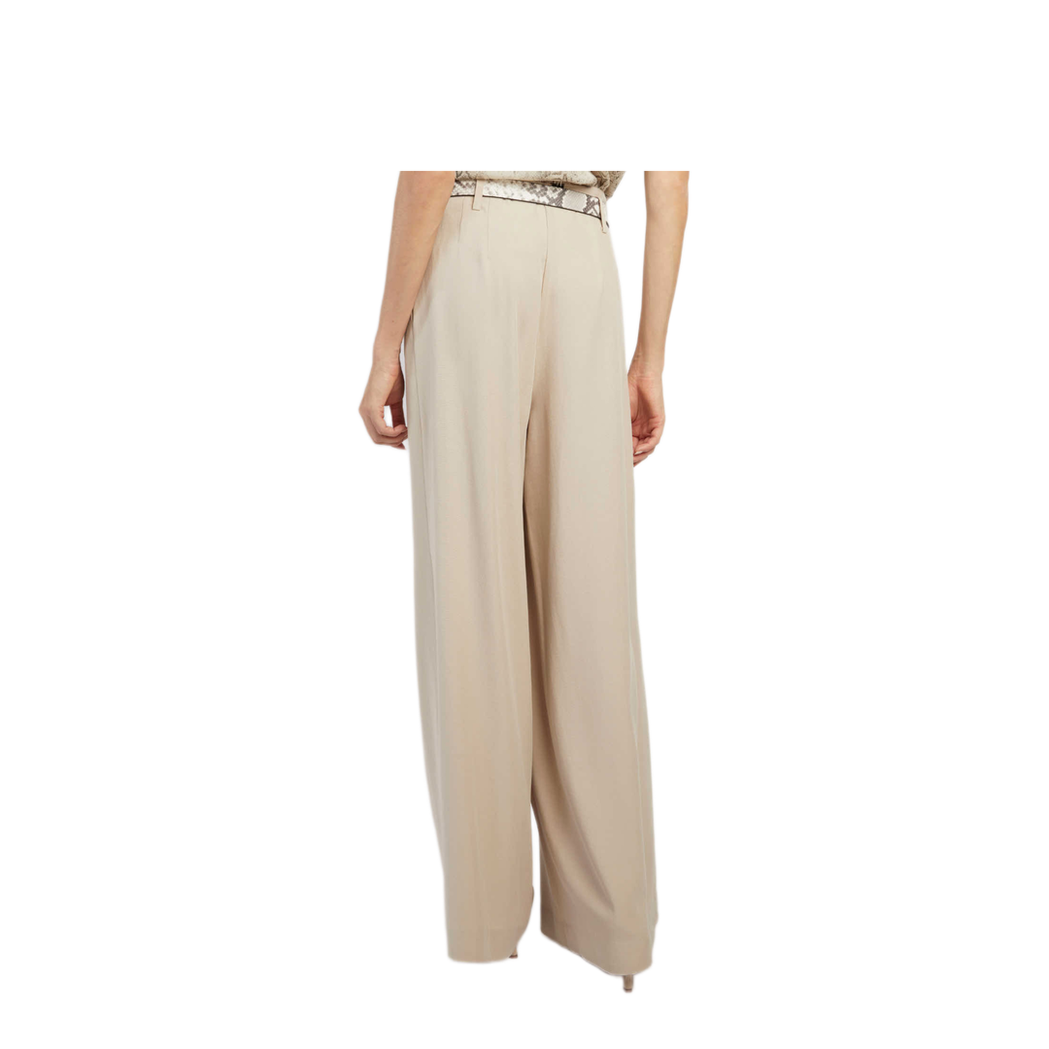 MAYFEYR - Federica Tosi - Beige Wide Leg Pants - 4081240335