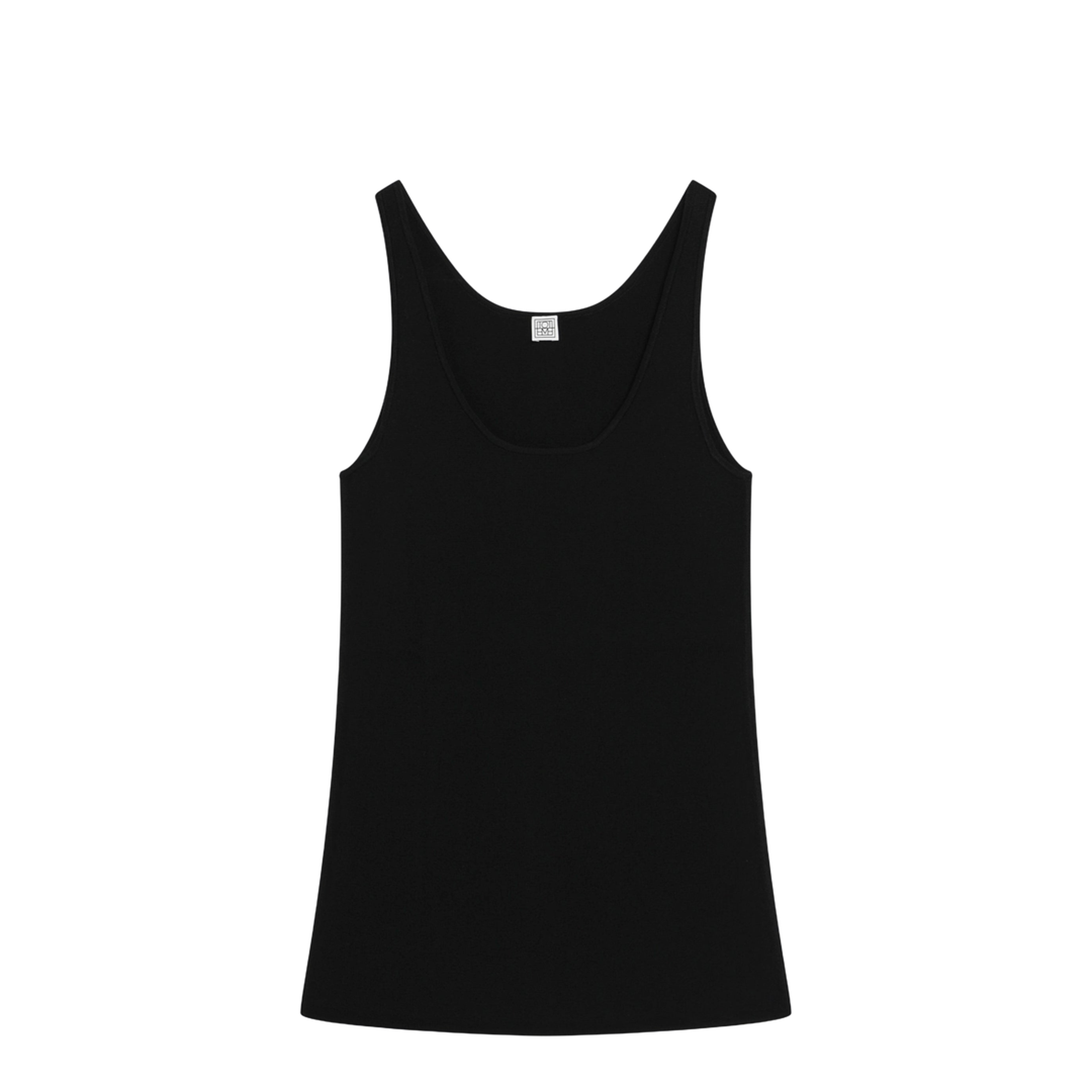 MAYFEYR - Toteme - Black Fitted Compact Knit Tank Top - 252-WRT0504YA0187001