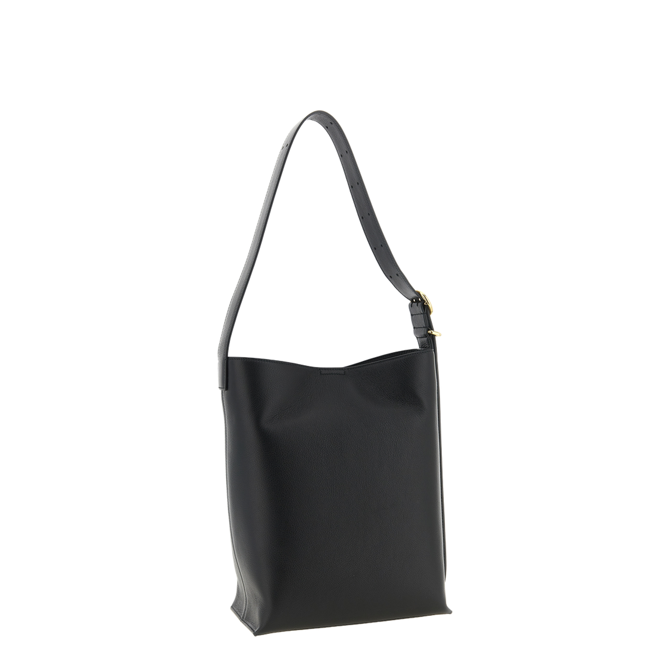 Cannolo Tote Bag Leather Black