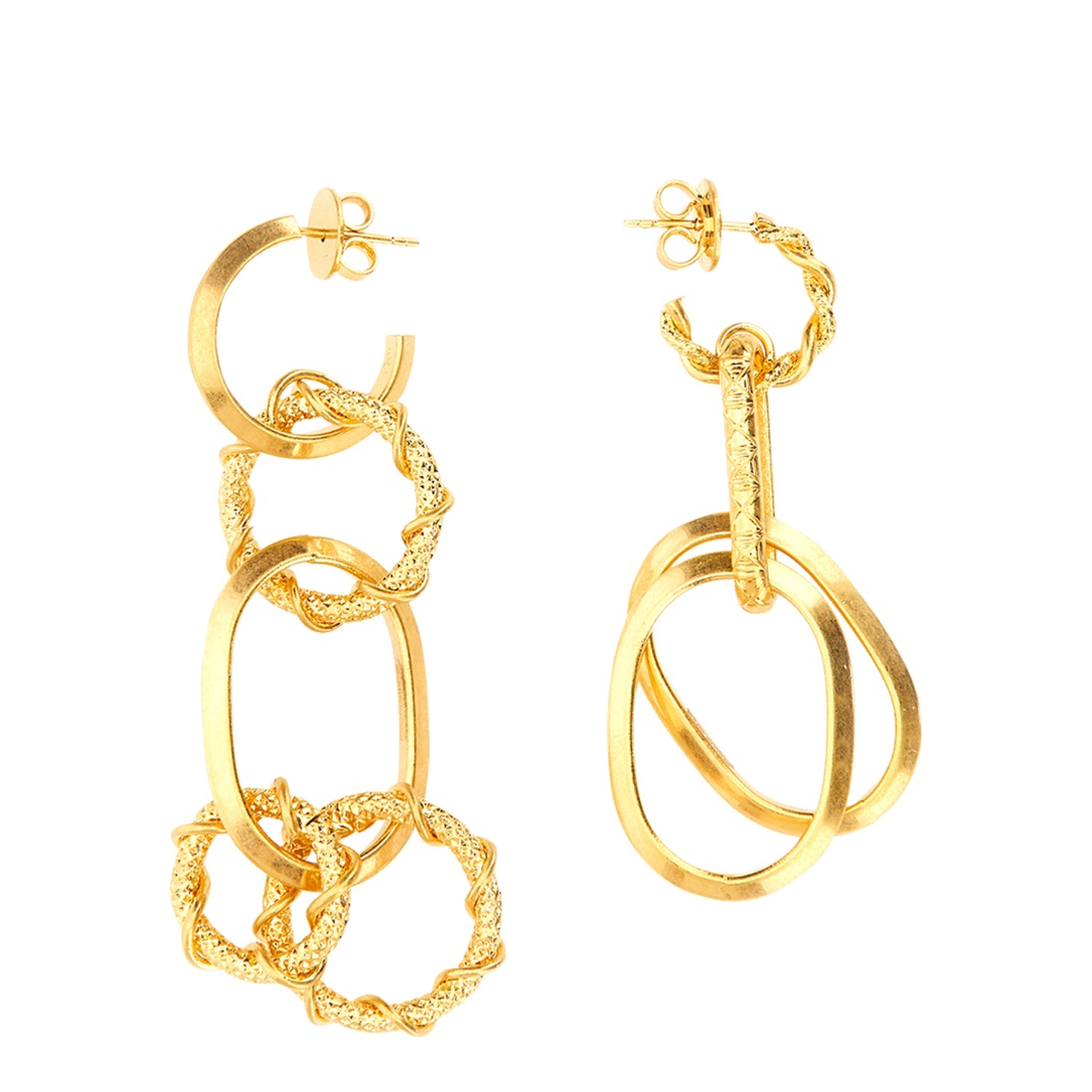 MAYFEYR - Dsquared2 - Earring With Chain Rings - ERW013437200001F215