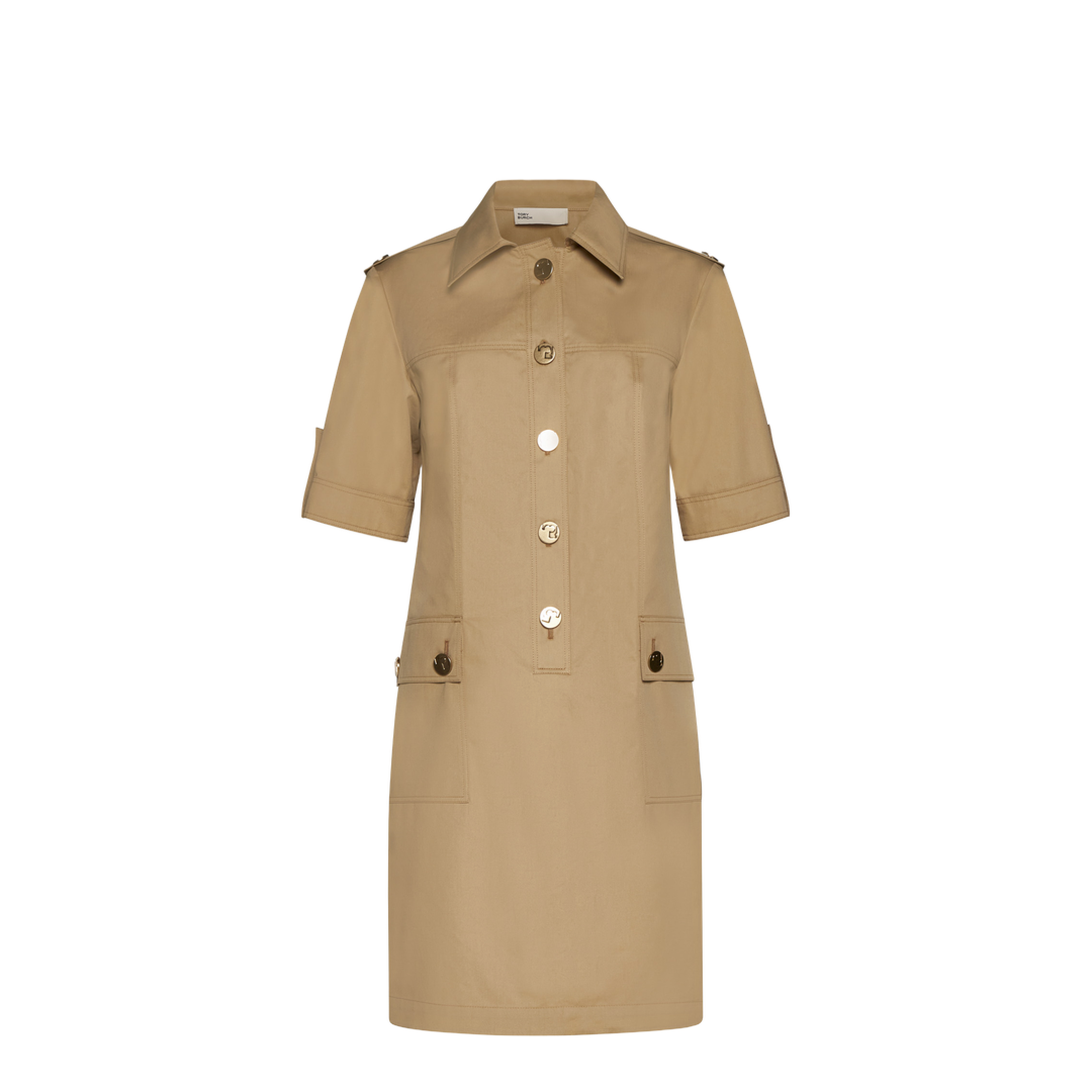 Cotton Camp Dress - Beige