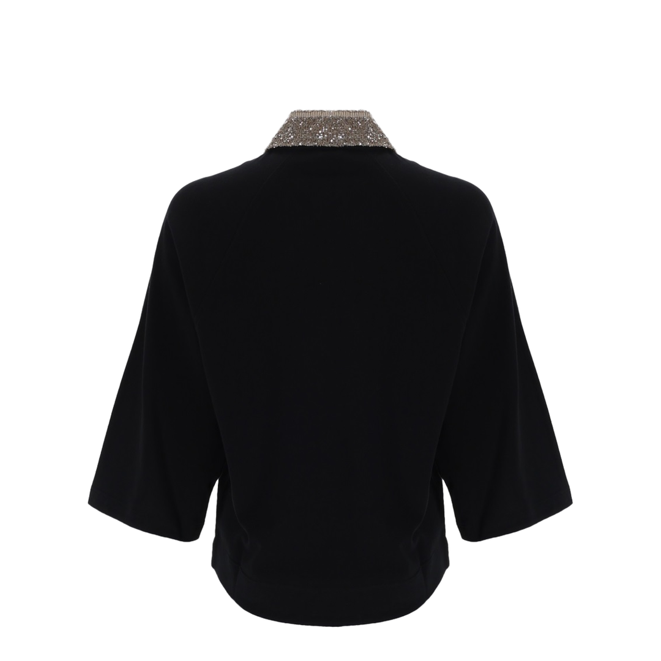 Polo Shirt with Dazzling Collar