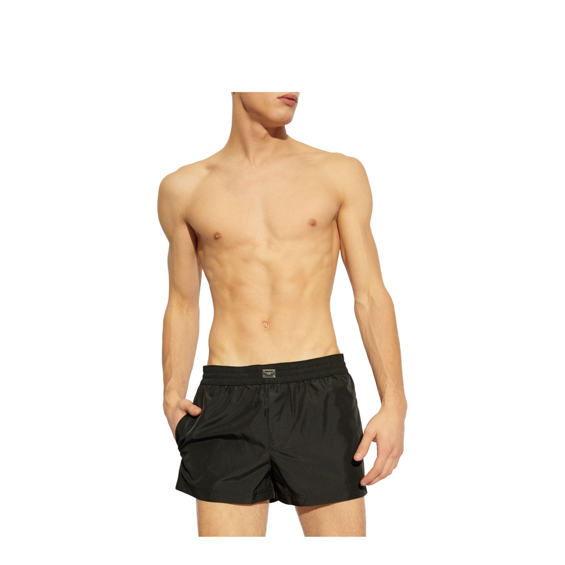 Logo Plaque Swimsuit