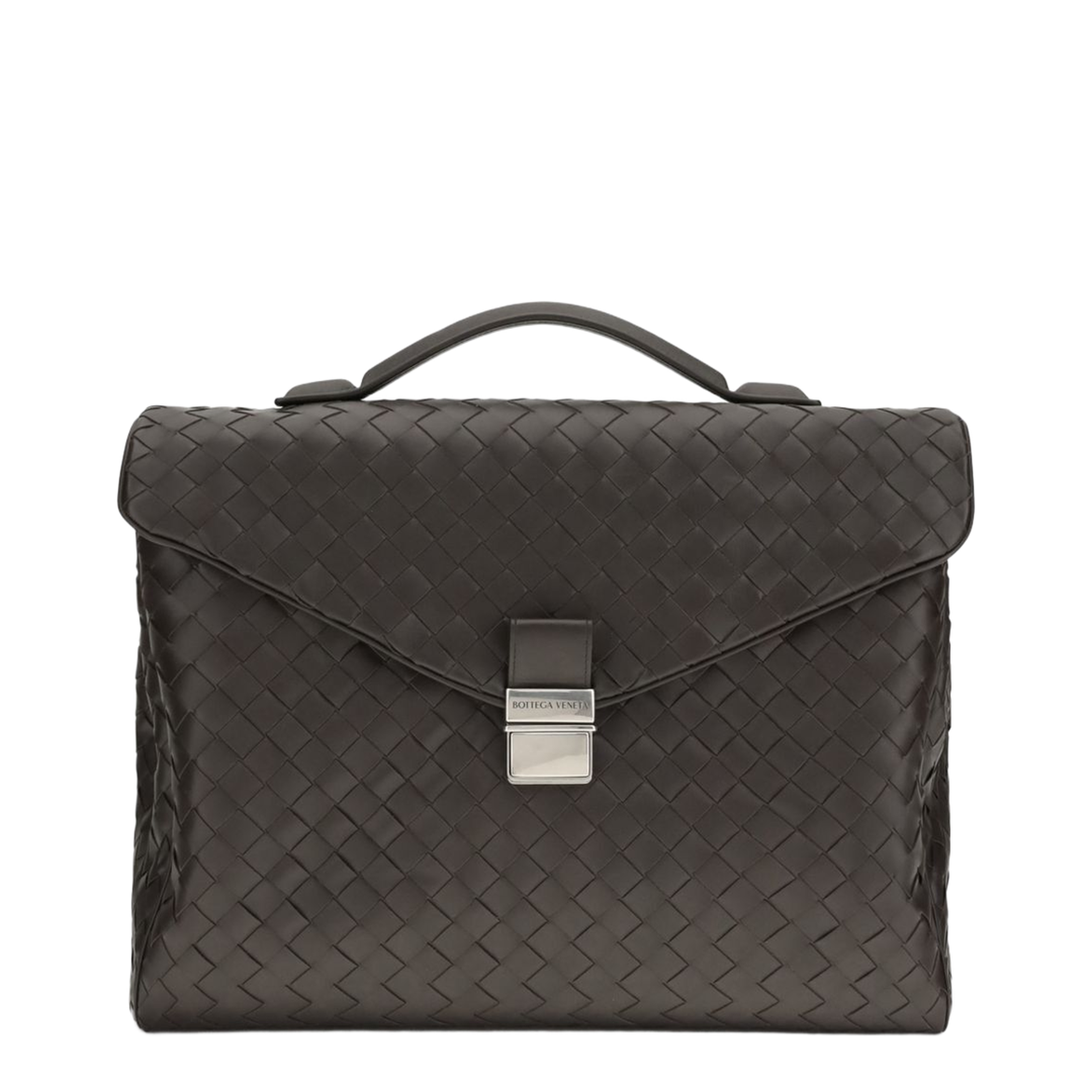 Archivist Briefcase Intrecciato Calfskin - Fondant