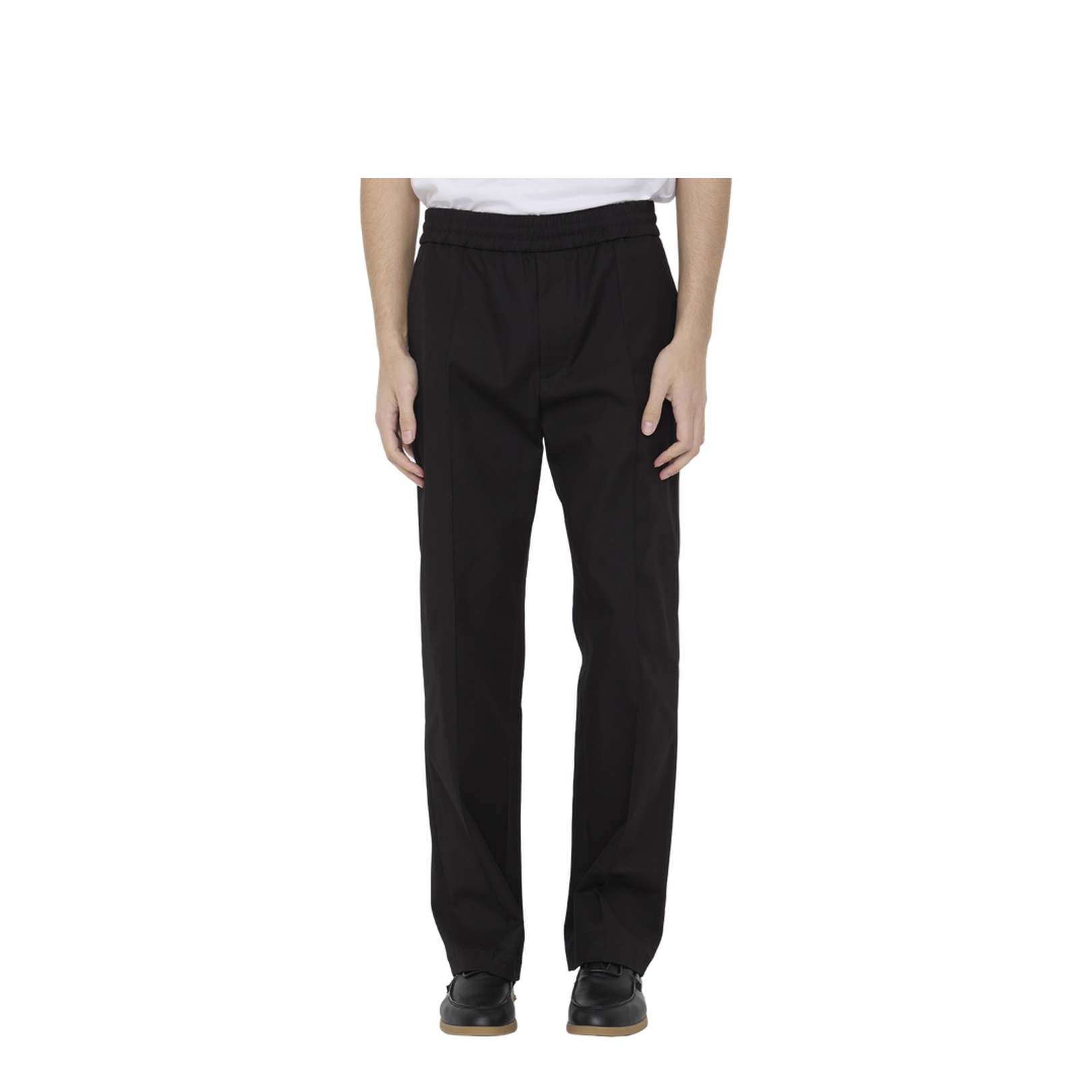 Black Stretch Cotton Pant