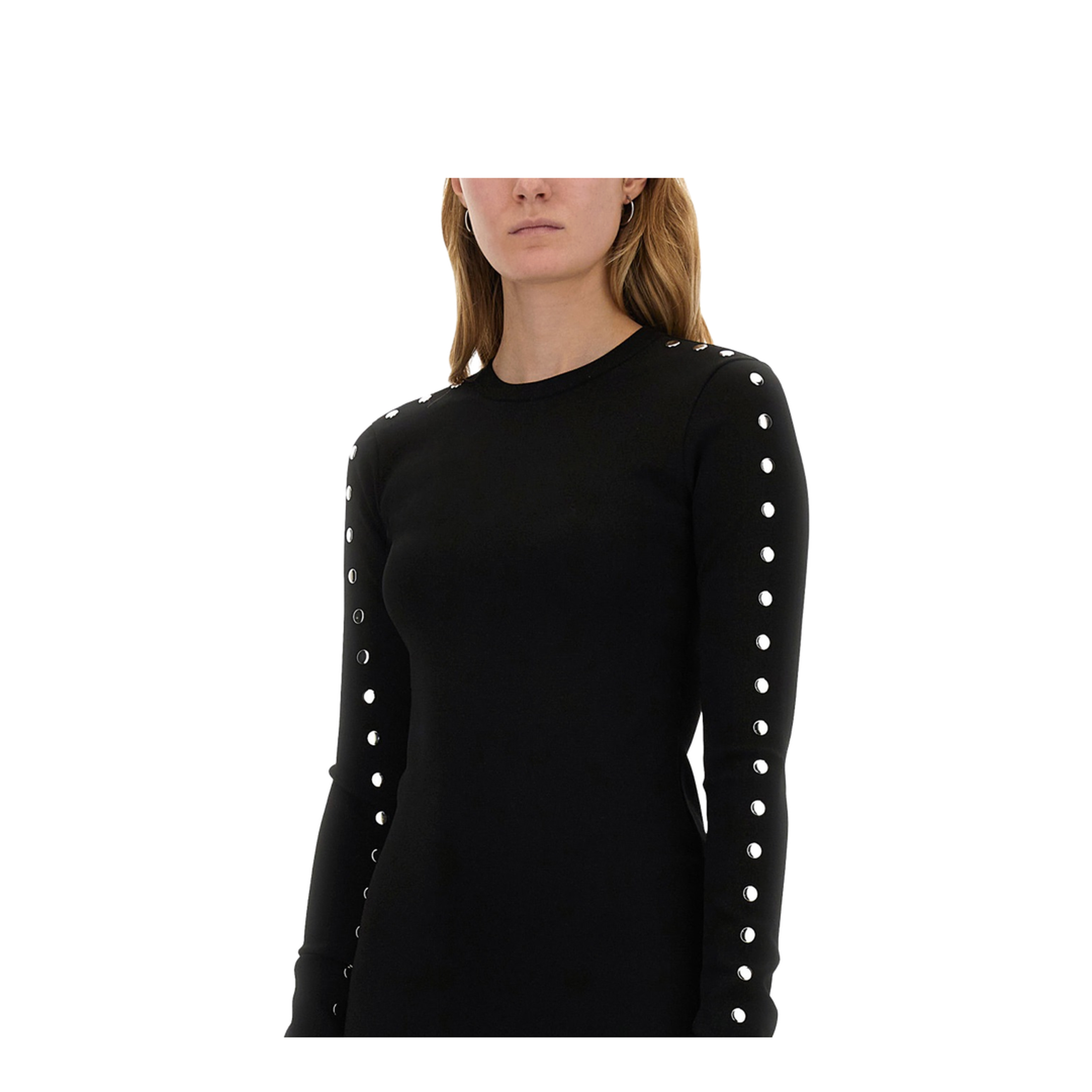 MIDI DRESS WITH SLIT