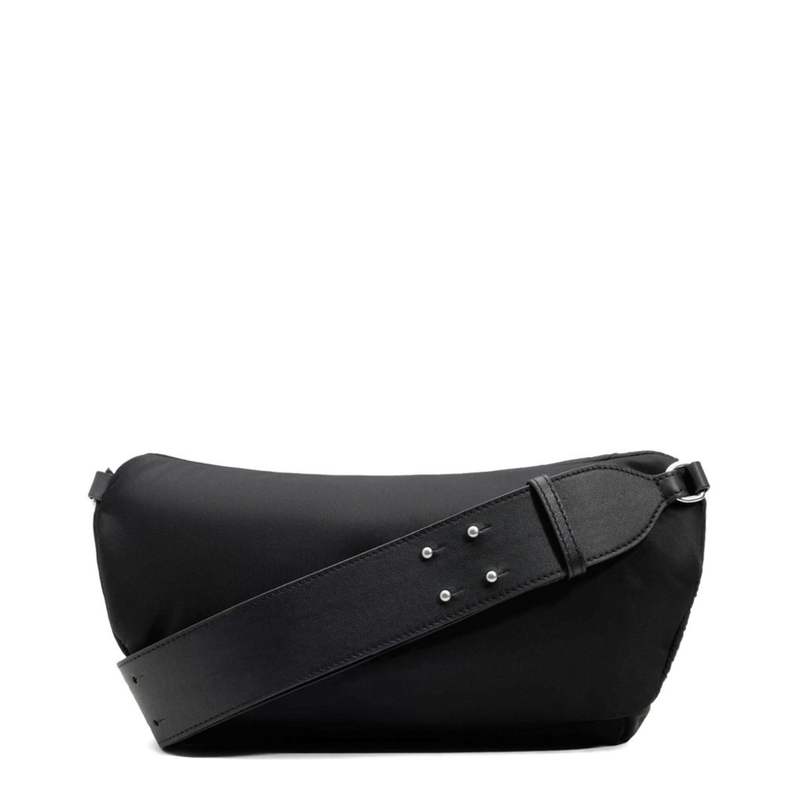 Black Nylon Canvas Bumbag