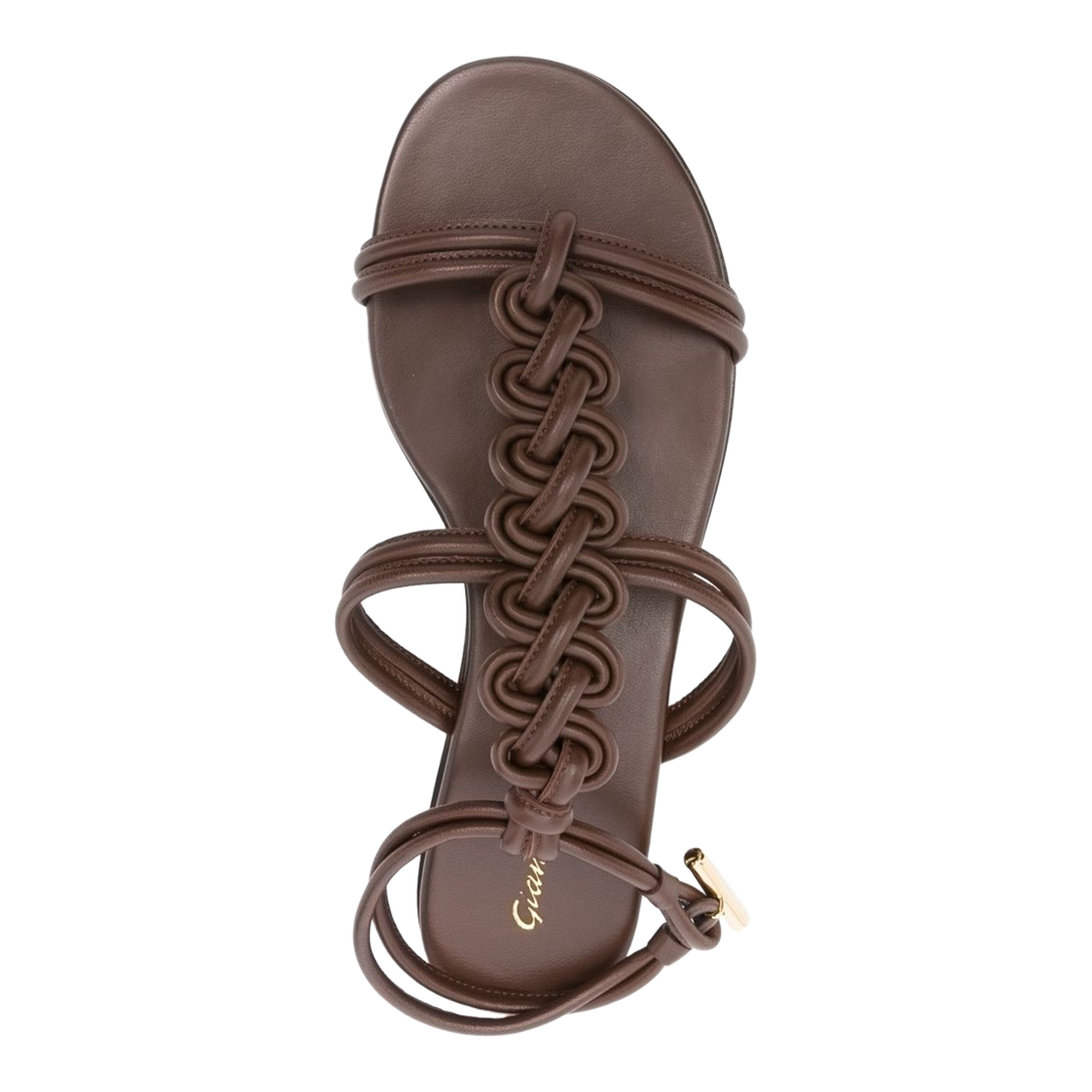 Chocolate Brown T-Bar Sandals