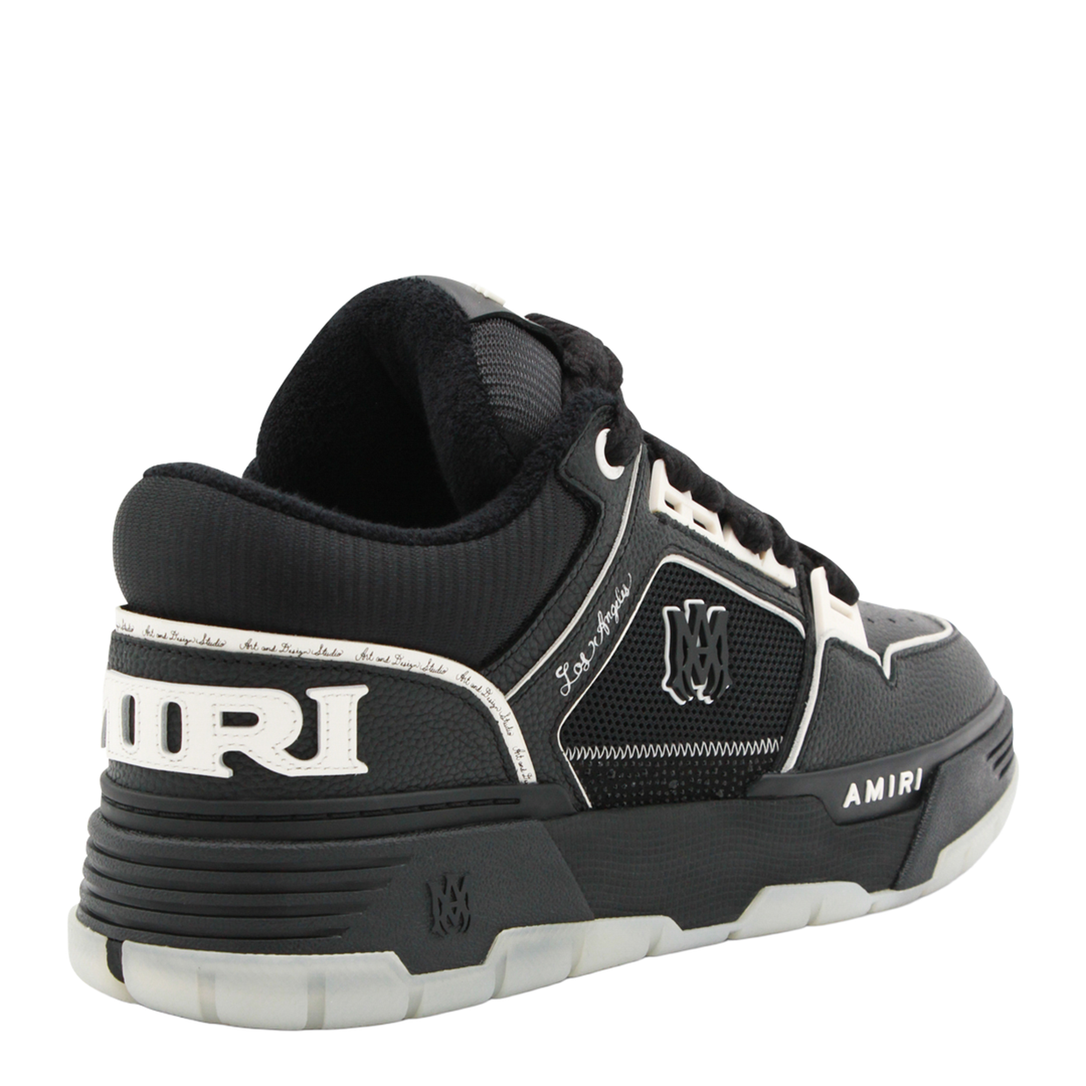 Leather Mesh Sneakers