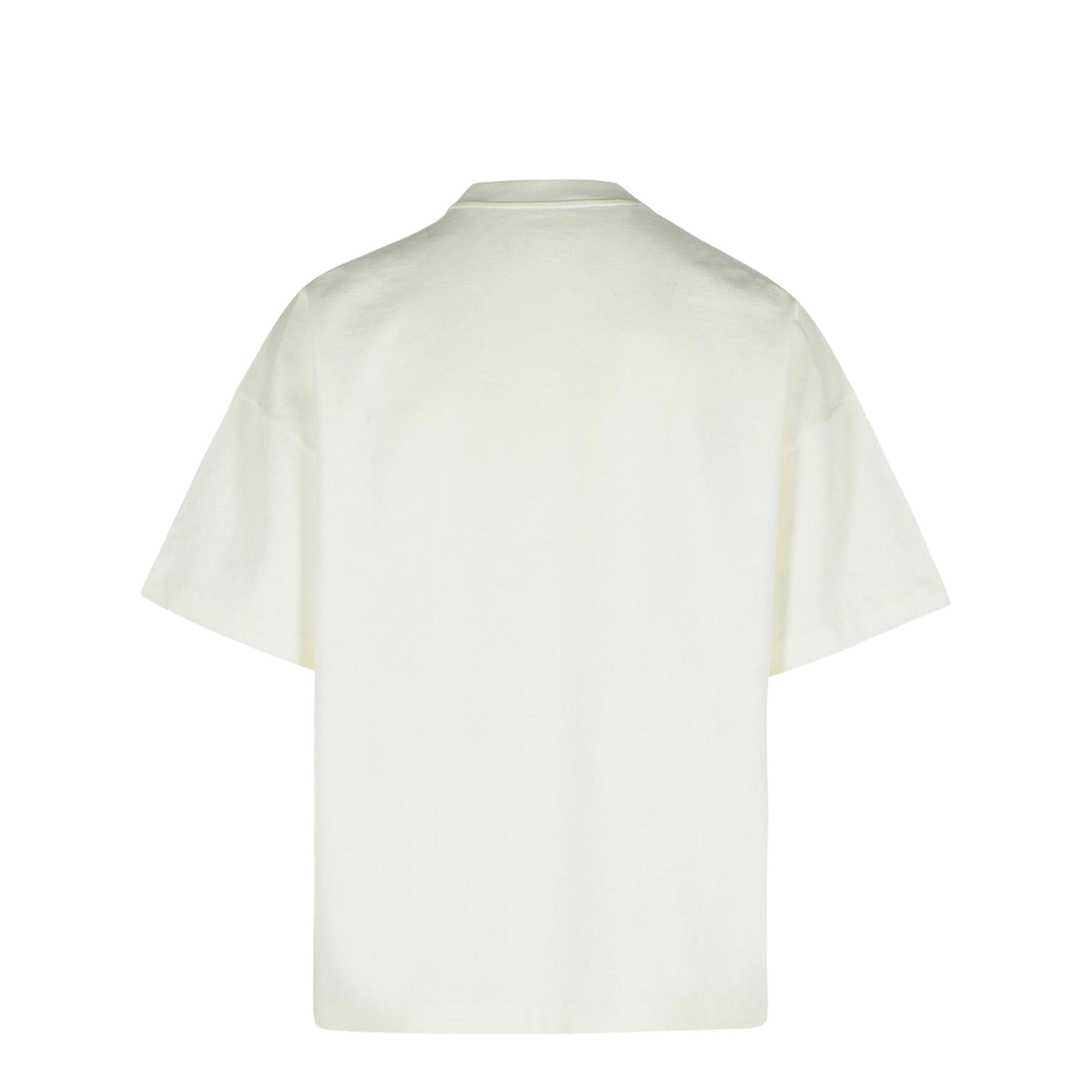 Ivory Cotton Crewneck T-Shirt