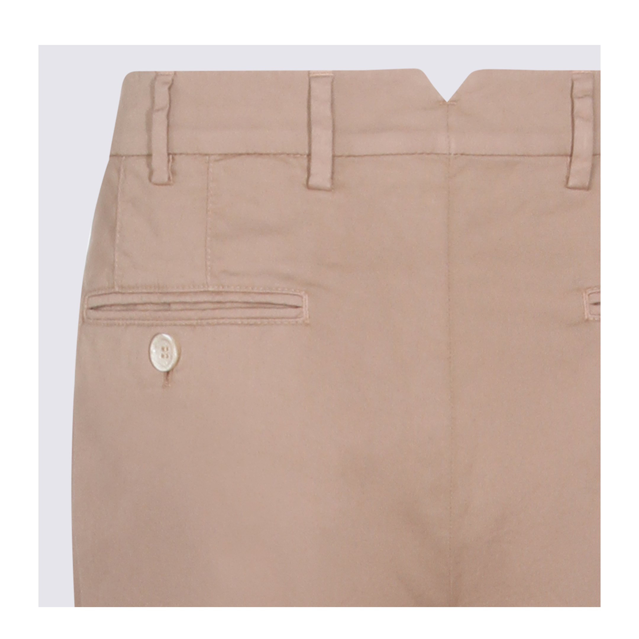 Cotton Pants Dark Beige