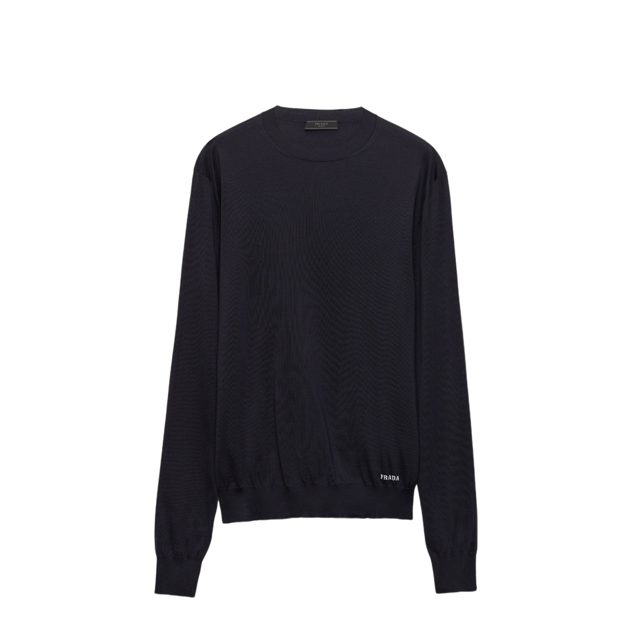 MAYFEYR - Prada - Crew-Neck Silk Jumper - UMB927SOOO16AIF0008