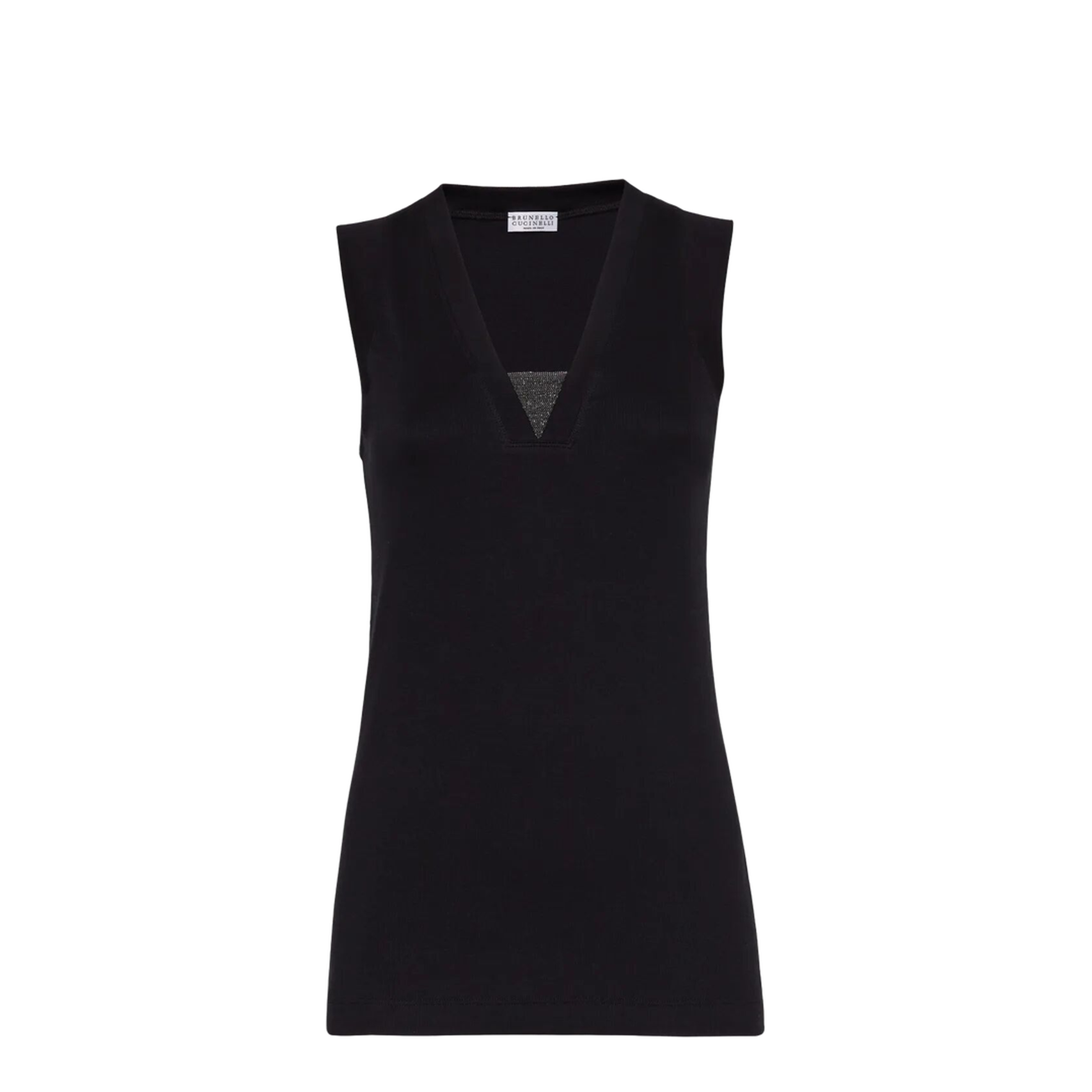 MAYFEYR - Brunello Cucinelli - Stretch Cotton Jersey Tank Top With Precious Faux-Layering - M0TC8EL672