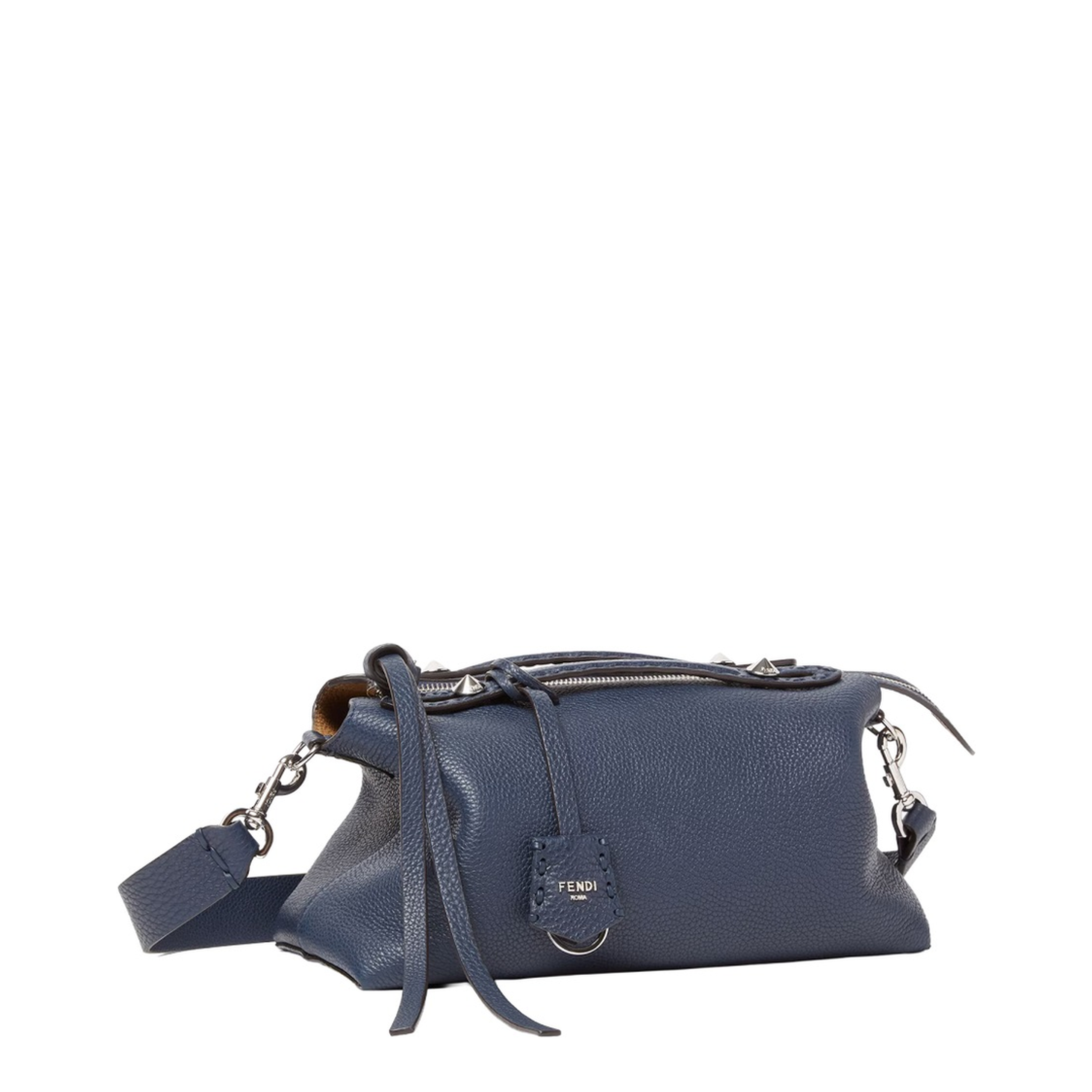 Messenger Bag Leather Deep Blue
