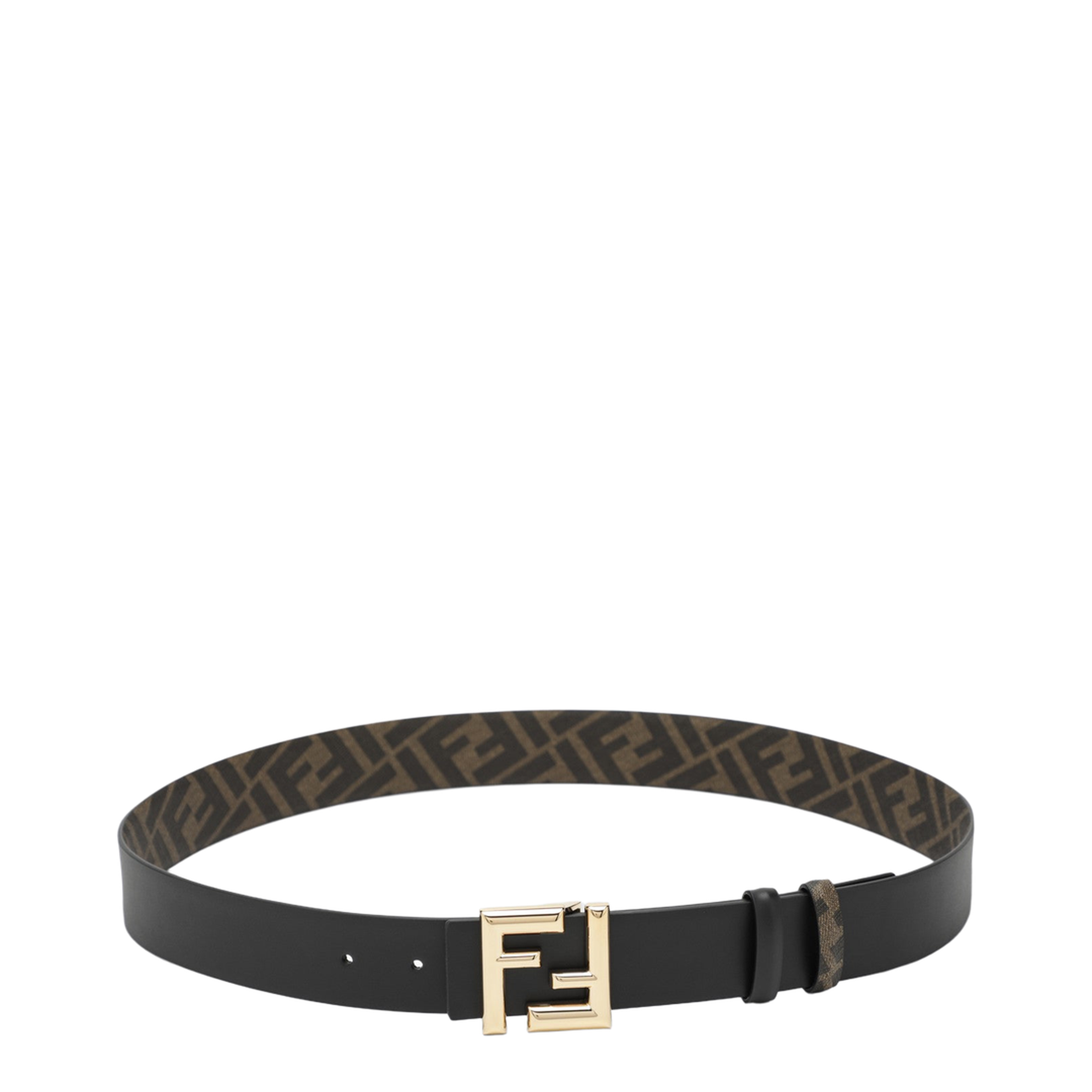 FF Rounded Belt Leather Black