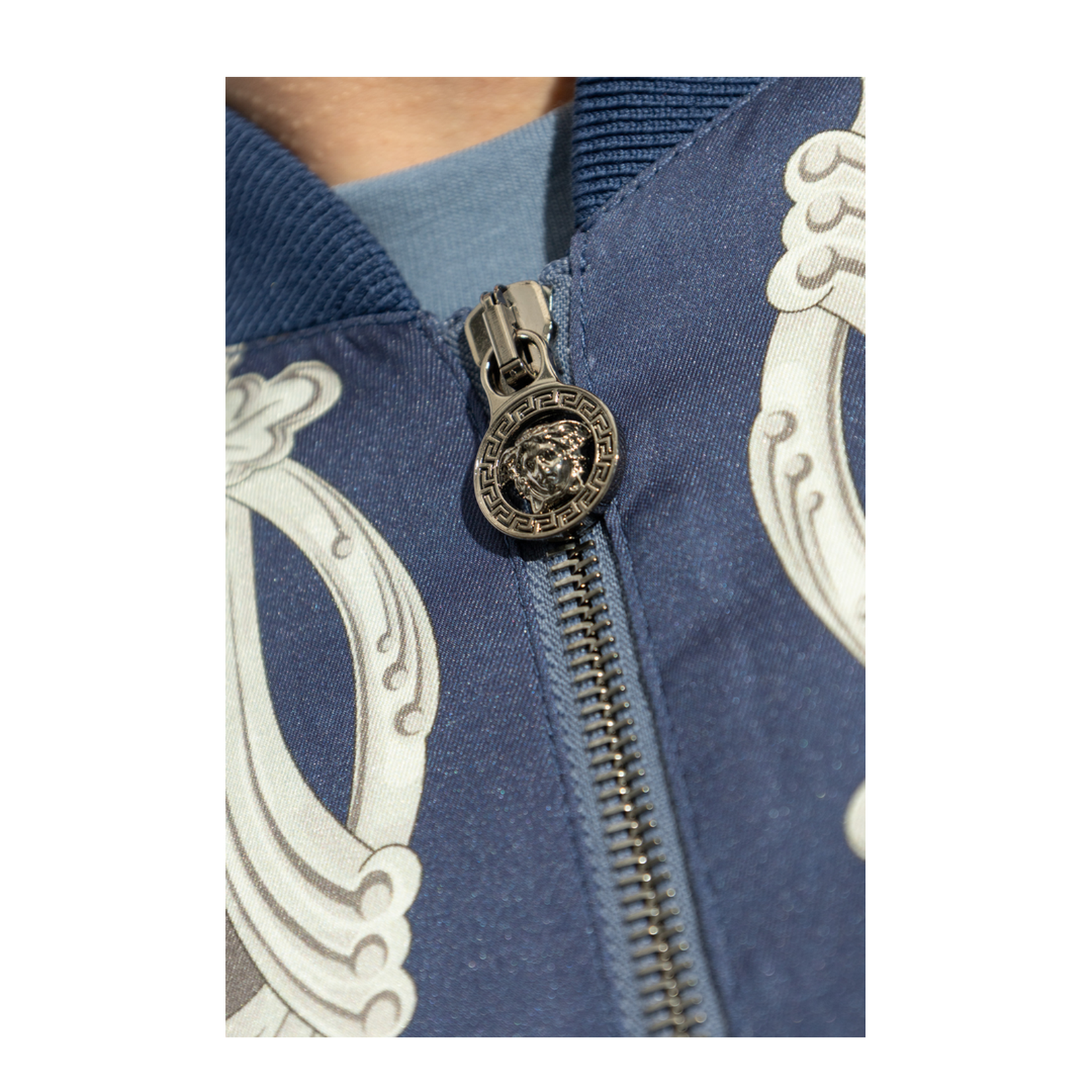 Medusa Print Bomber Jacket
