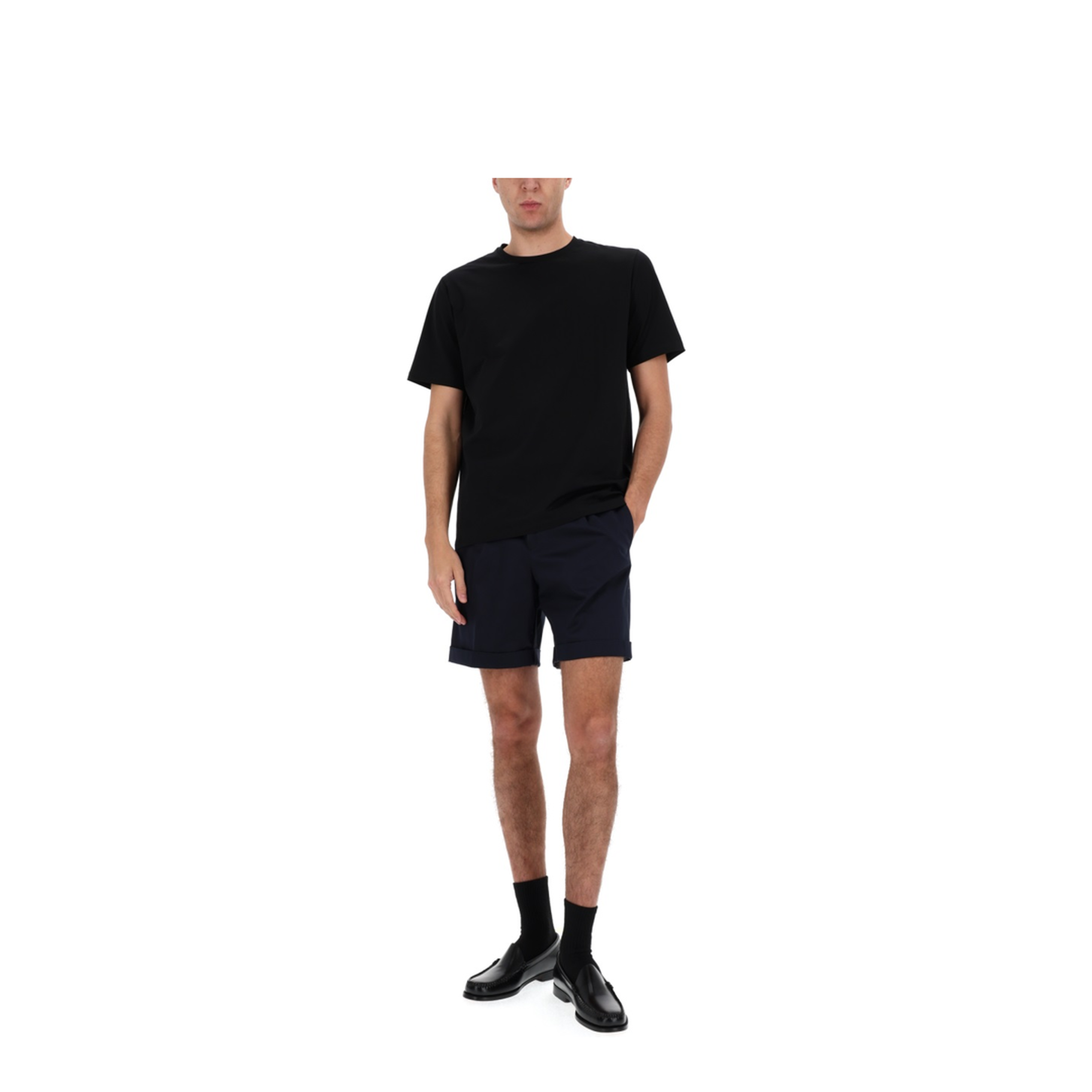 MAYFEYR - Lardini - Cotton Tailored Shorts - PAALBINCN64402860