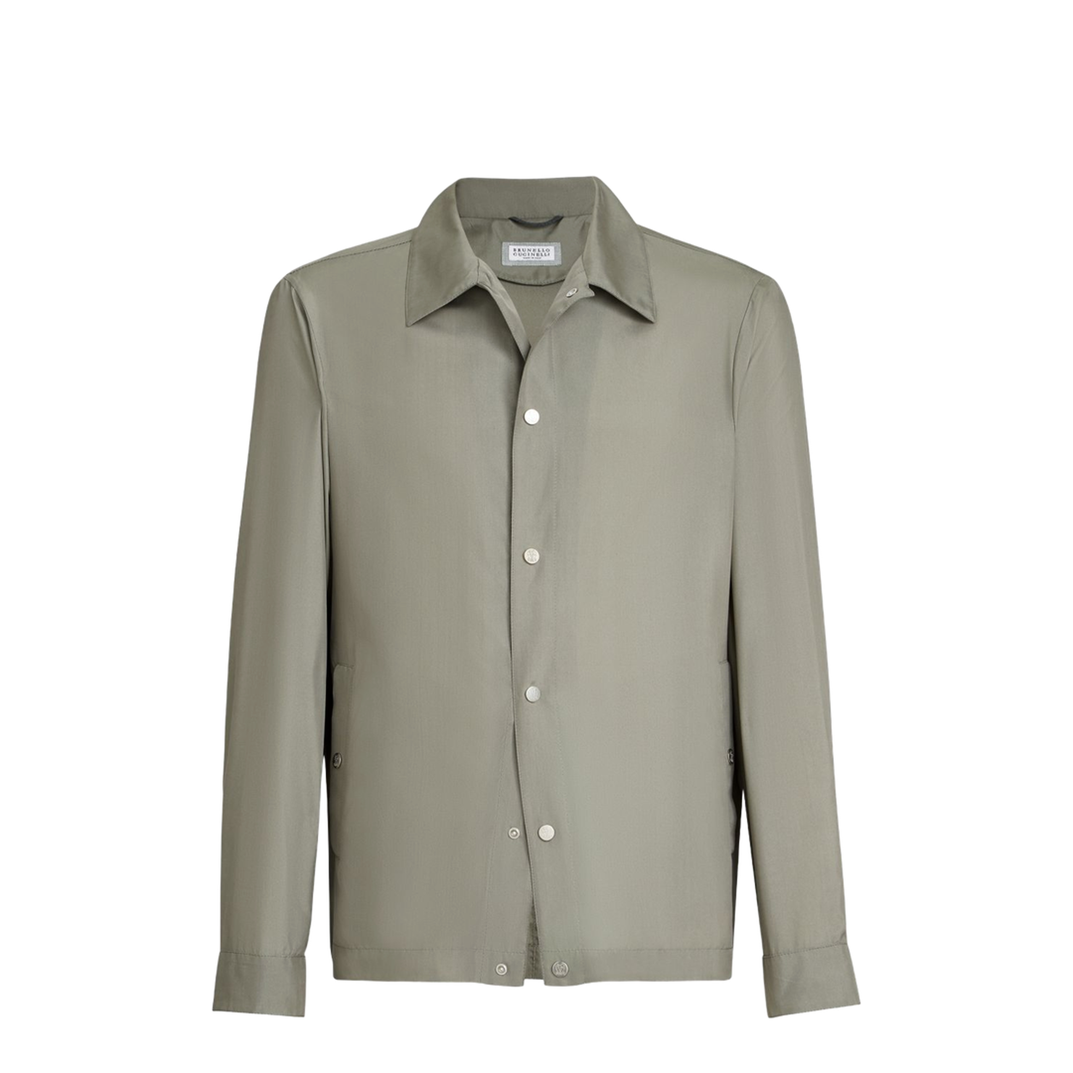 Men's Silk Blend Jackets - Grey