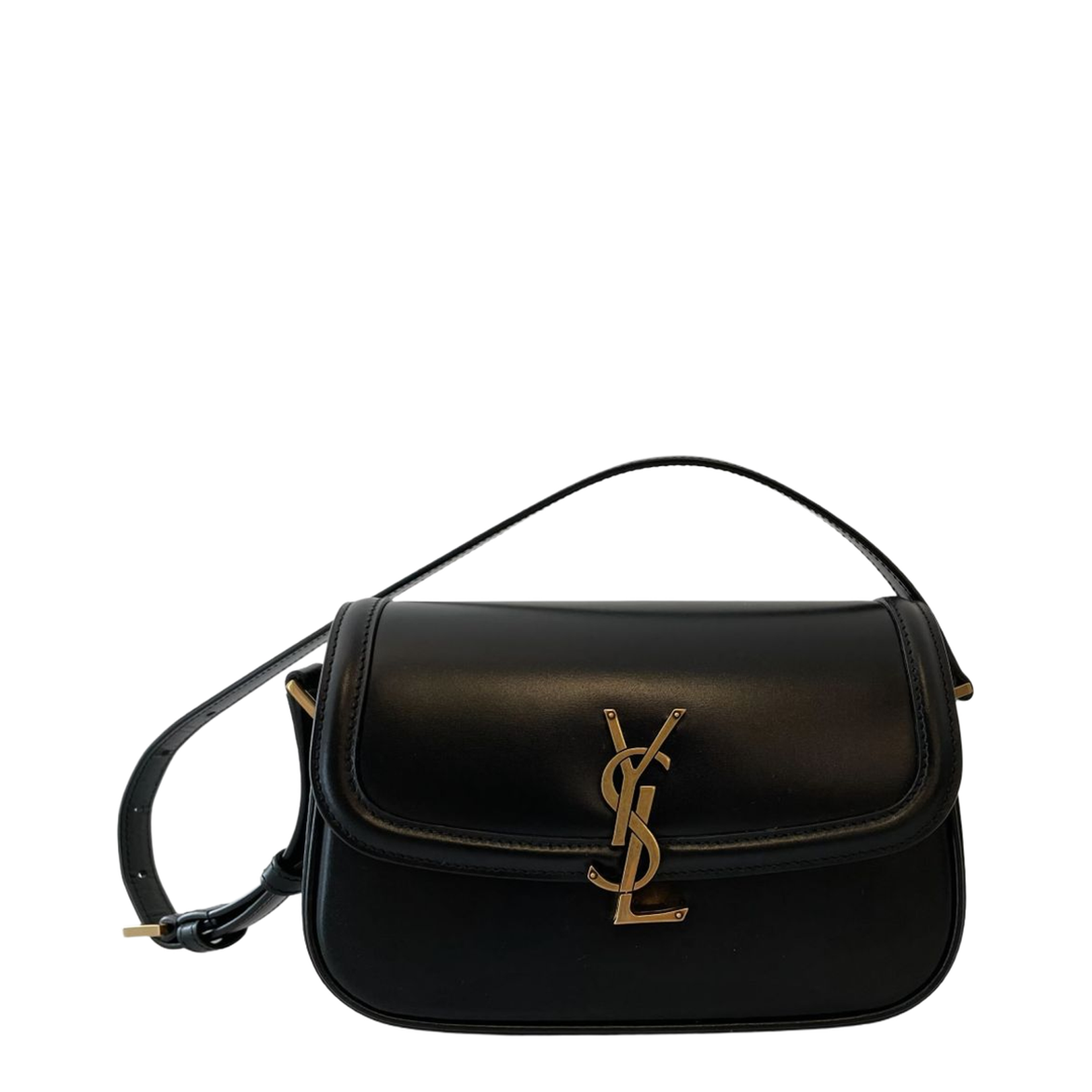 Solferino Mini Leather Shoulder Bags - Black