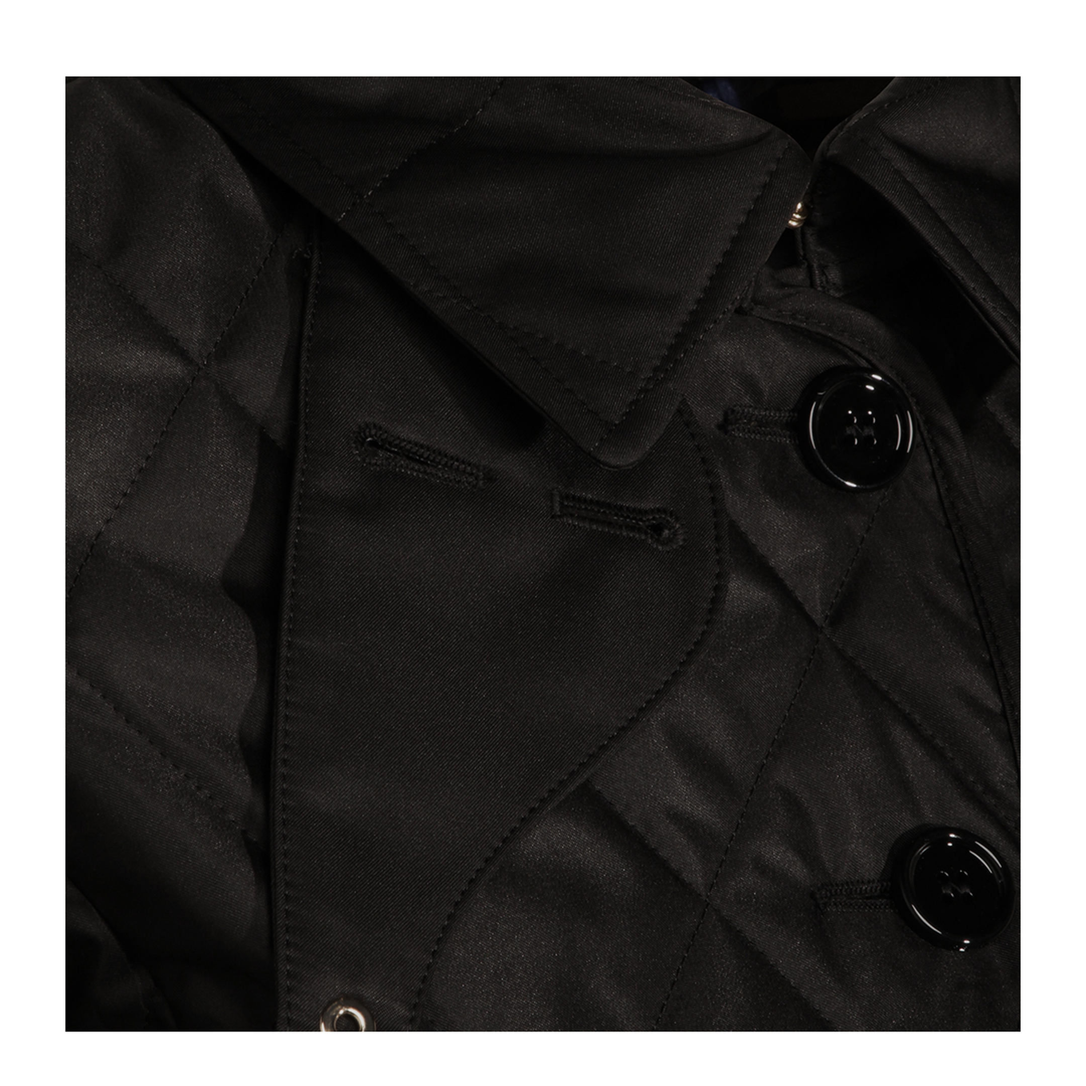 Quilted Jacket In Black
