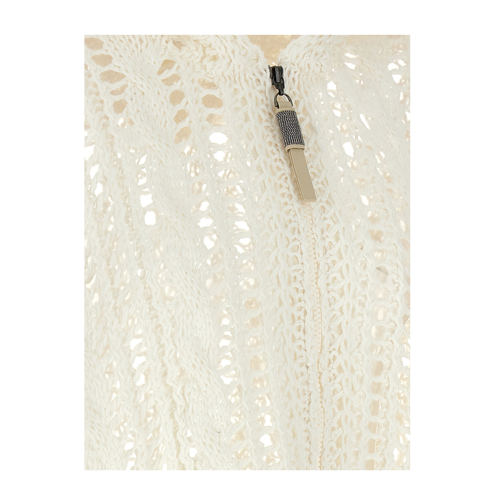 Cable & Mesh Cardigan