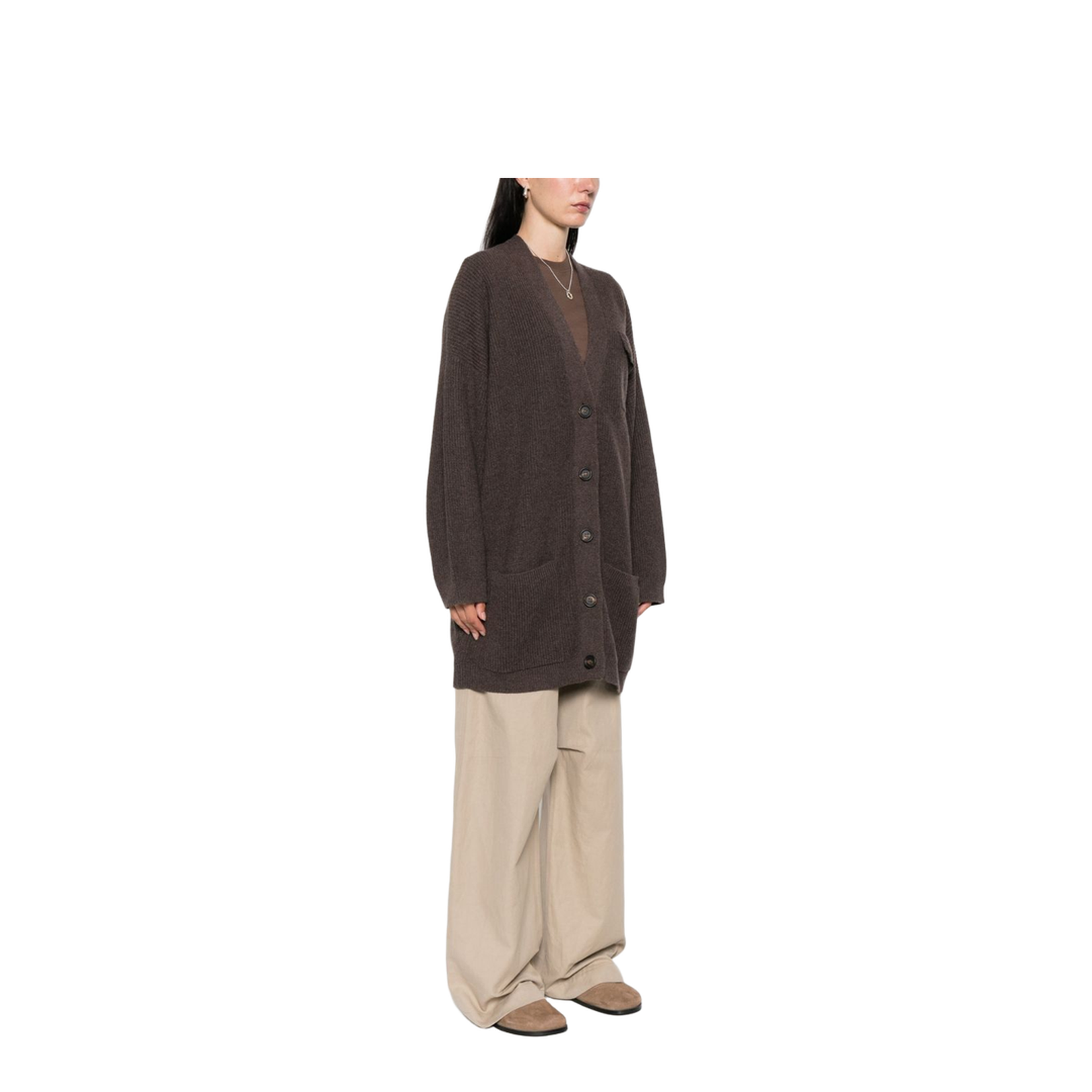 Cashmere V Neck Cardigan