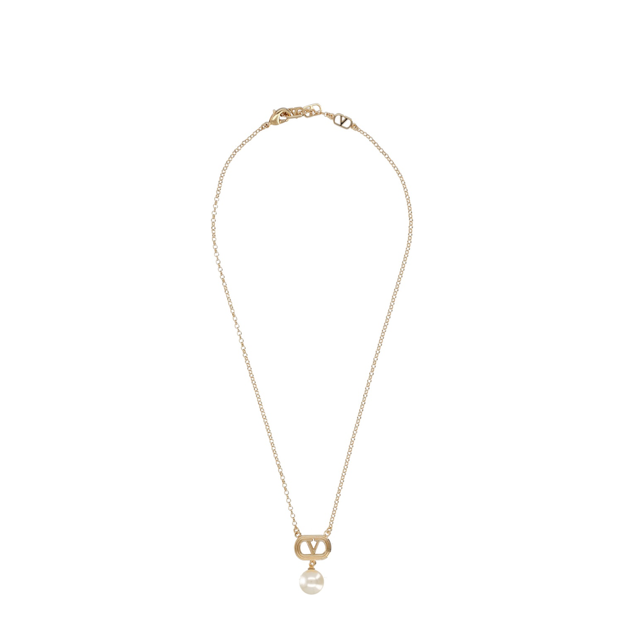 MAYFEYR - Valentino - Ovalette Necklace With Logo - 8W2J0Y77UXMR5G