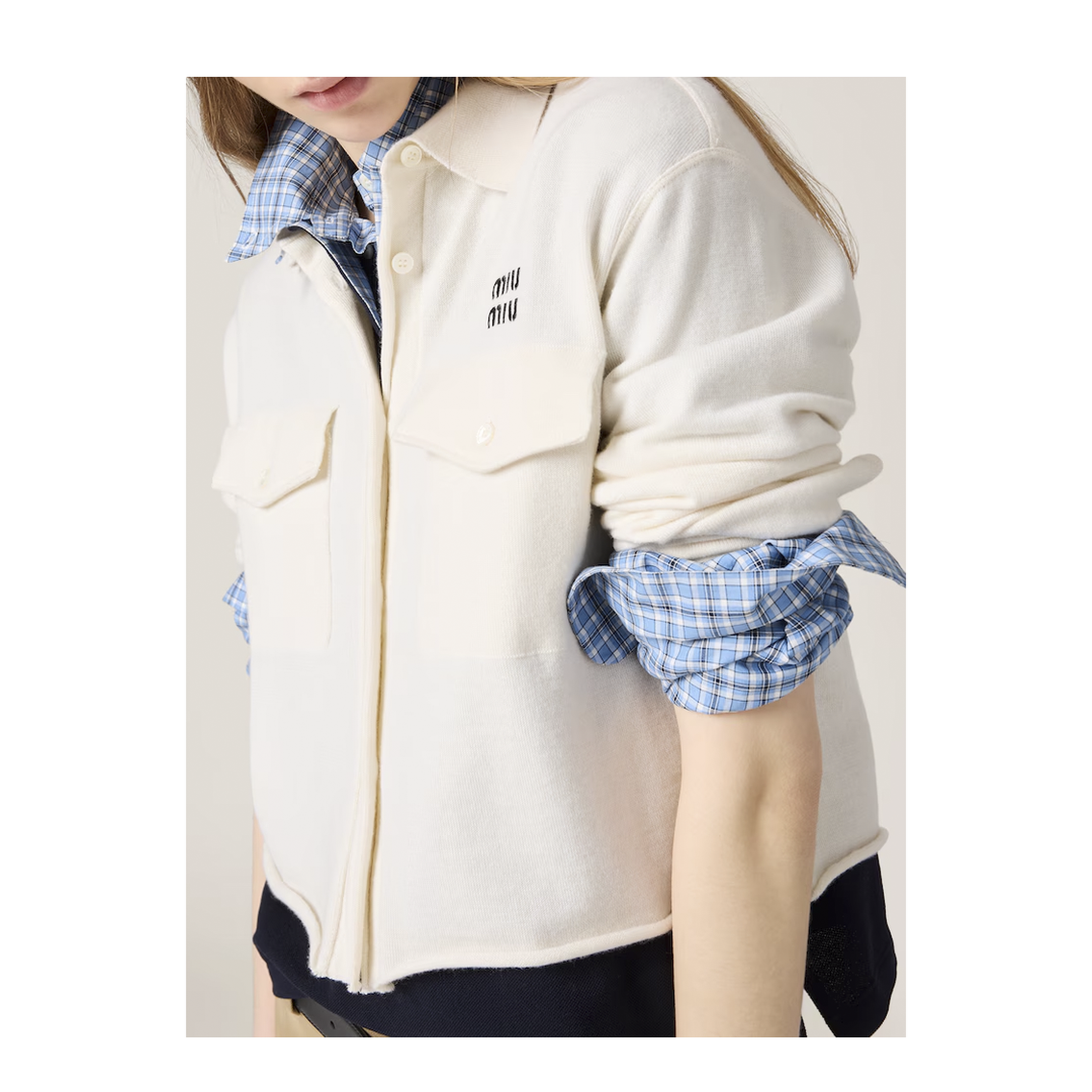 MAYFEYR - Miu Miu - Cashmere Shirt - MMF945SOOO16OGF0009