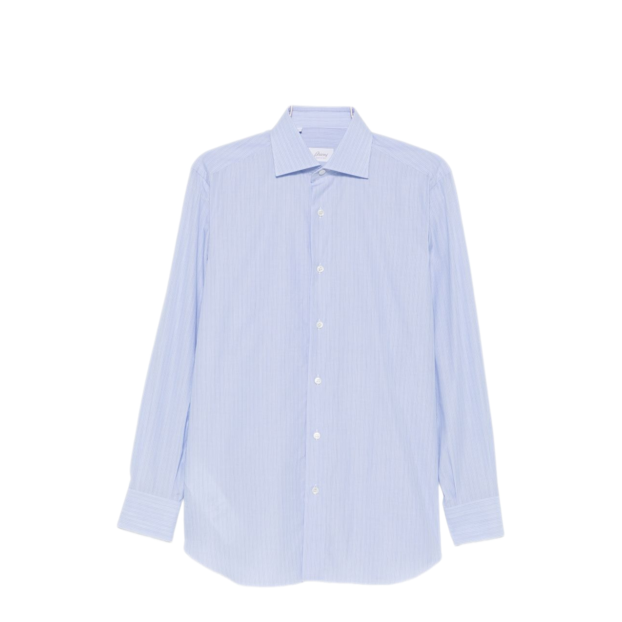 MAYFEYR - Brioni - Light Blue Vertical Stripe Shirt - RCB10MOC04Q4990