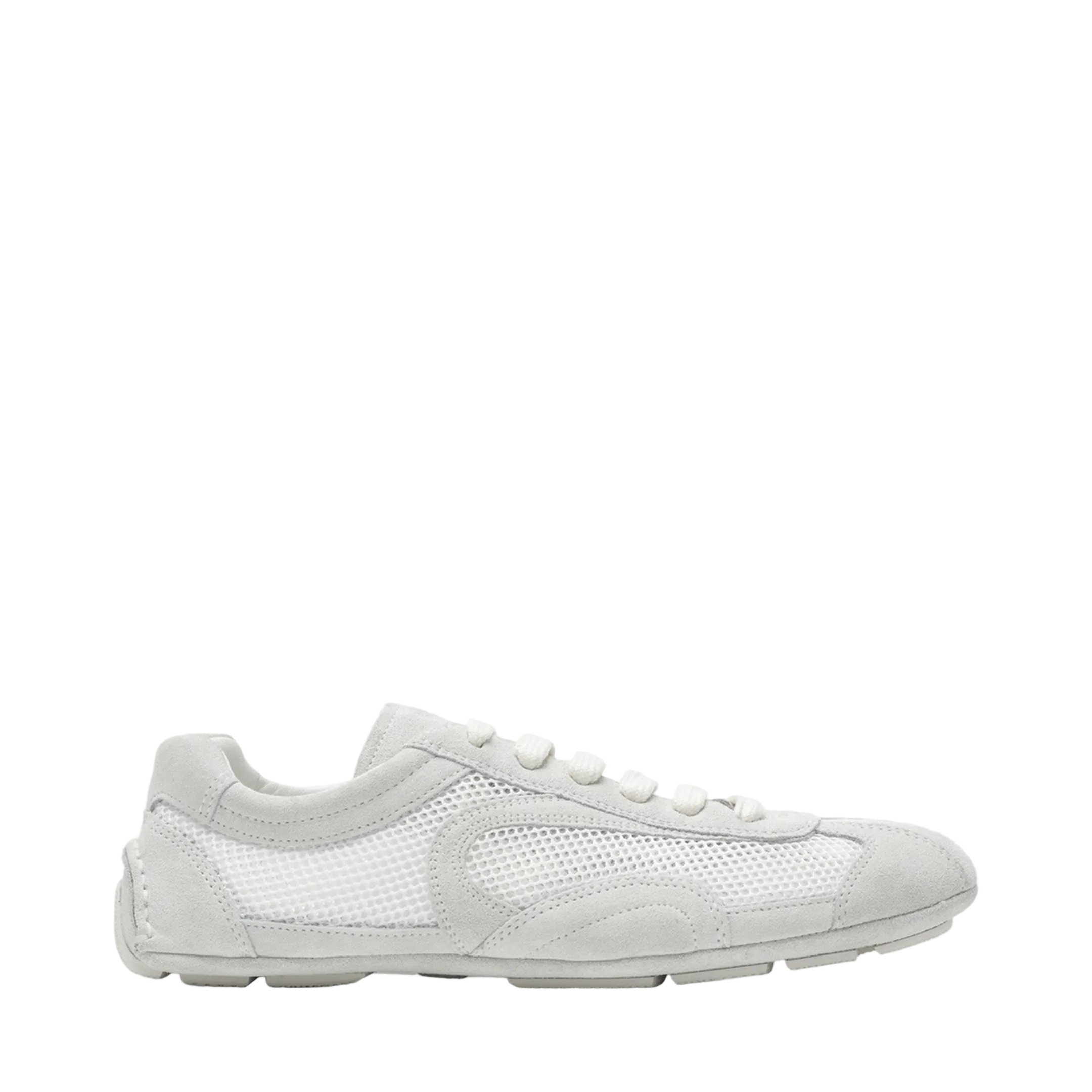 Montecarlo Re-Edition 2005 Sneakers in White Leather and Mesh