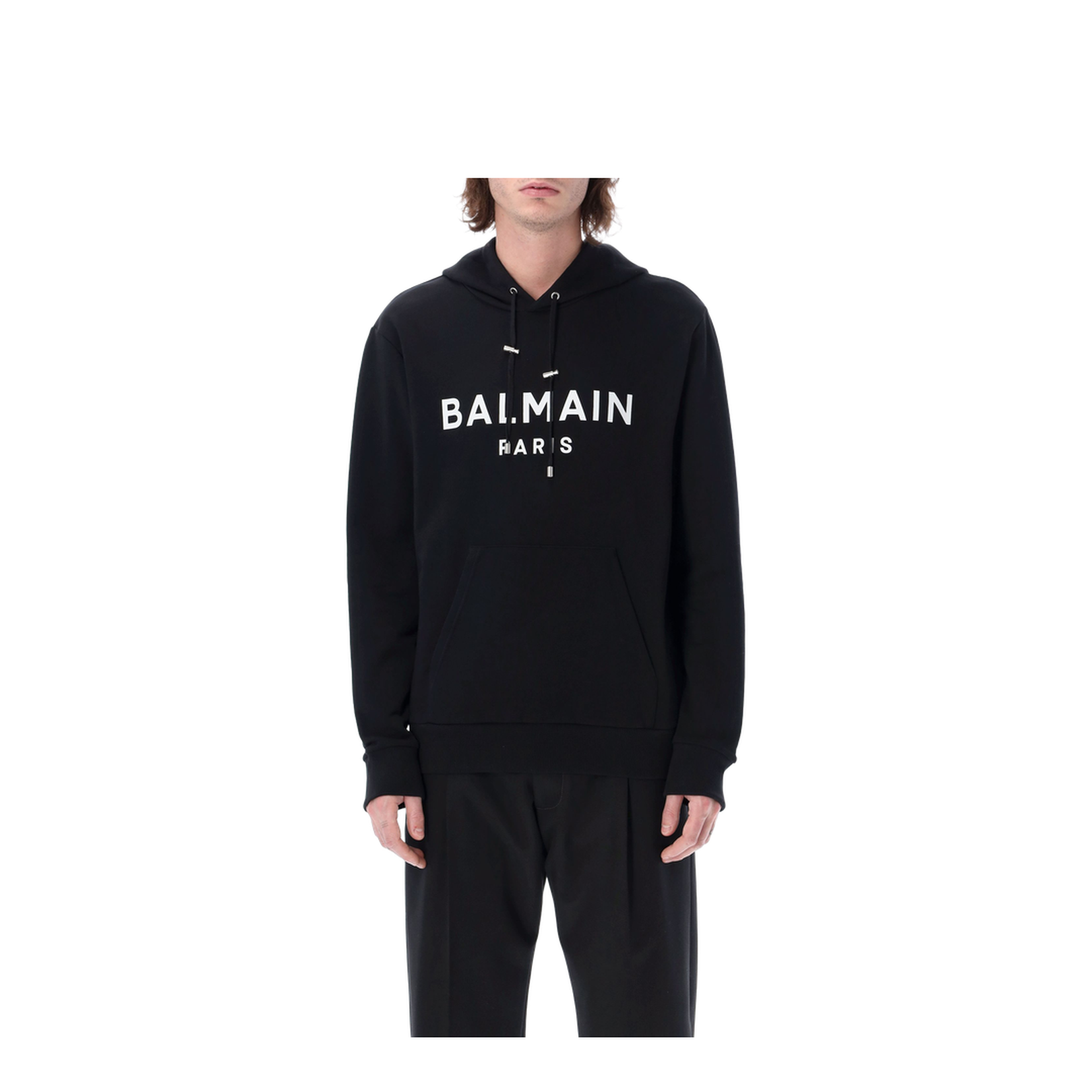 Black Cotton Sweatshirt