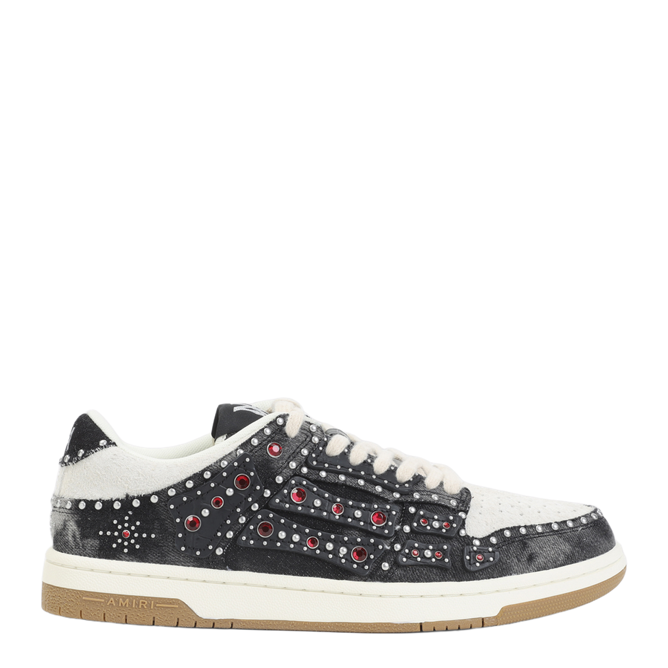 MAYFEYR - Amiri - Studded Skeleton Top Low Sneakers - AMSNSN1002