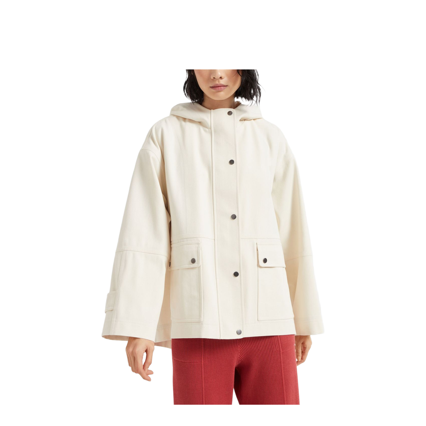 Hooded Canvas Waterproof Jacket