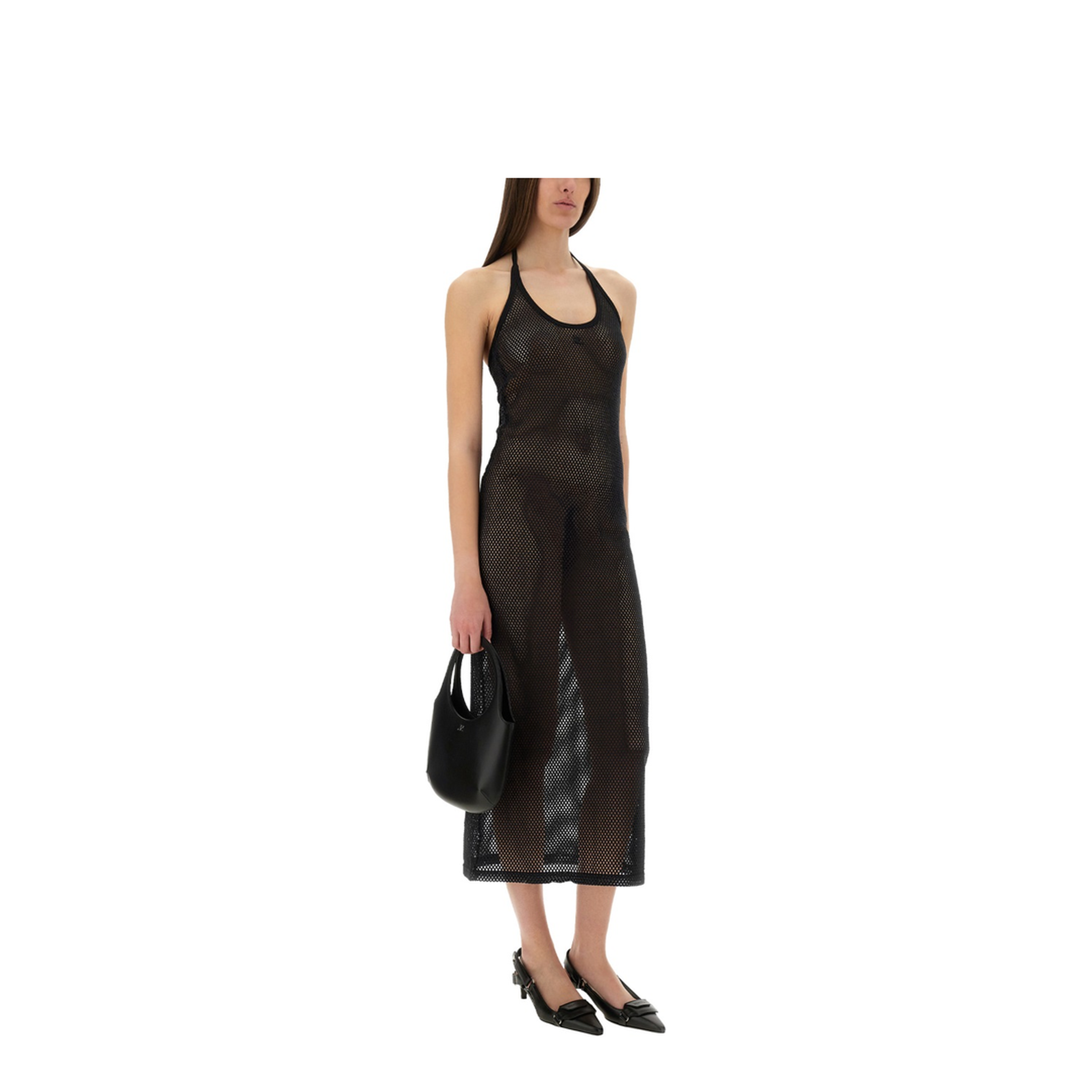 Holistic Mesh Long Dress