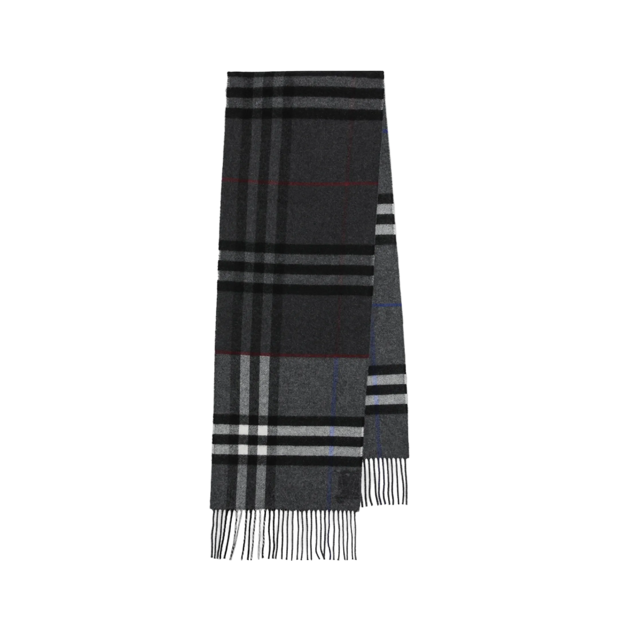 MAYFEYR - Burberry - Reversible Check Cashmere Scarf In Grey - 8117706170073C3384