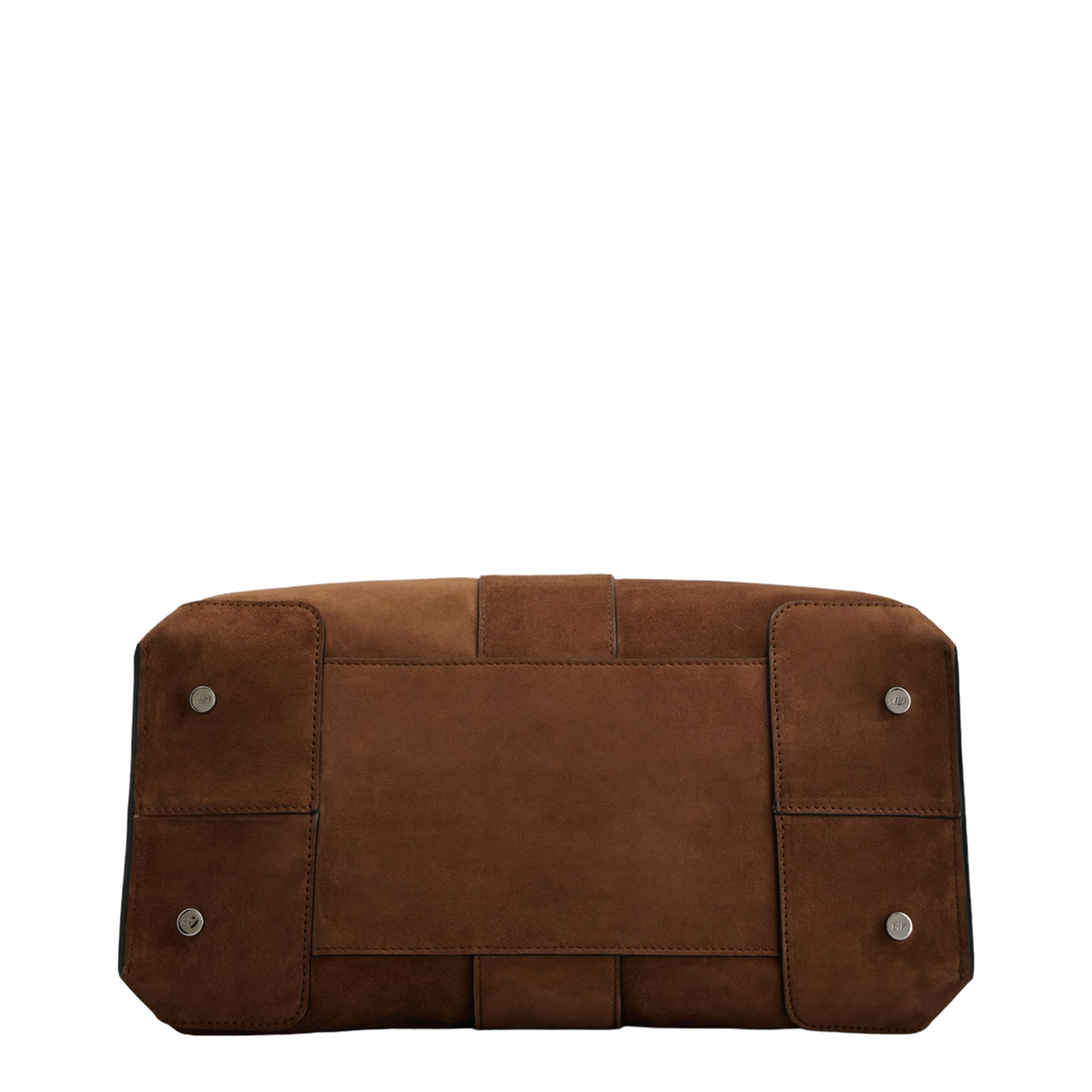 Viv' Choc Medium Shopping Bag in Suede