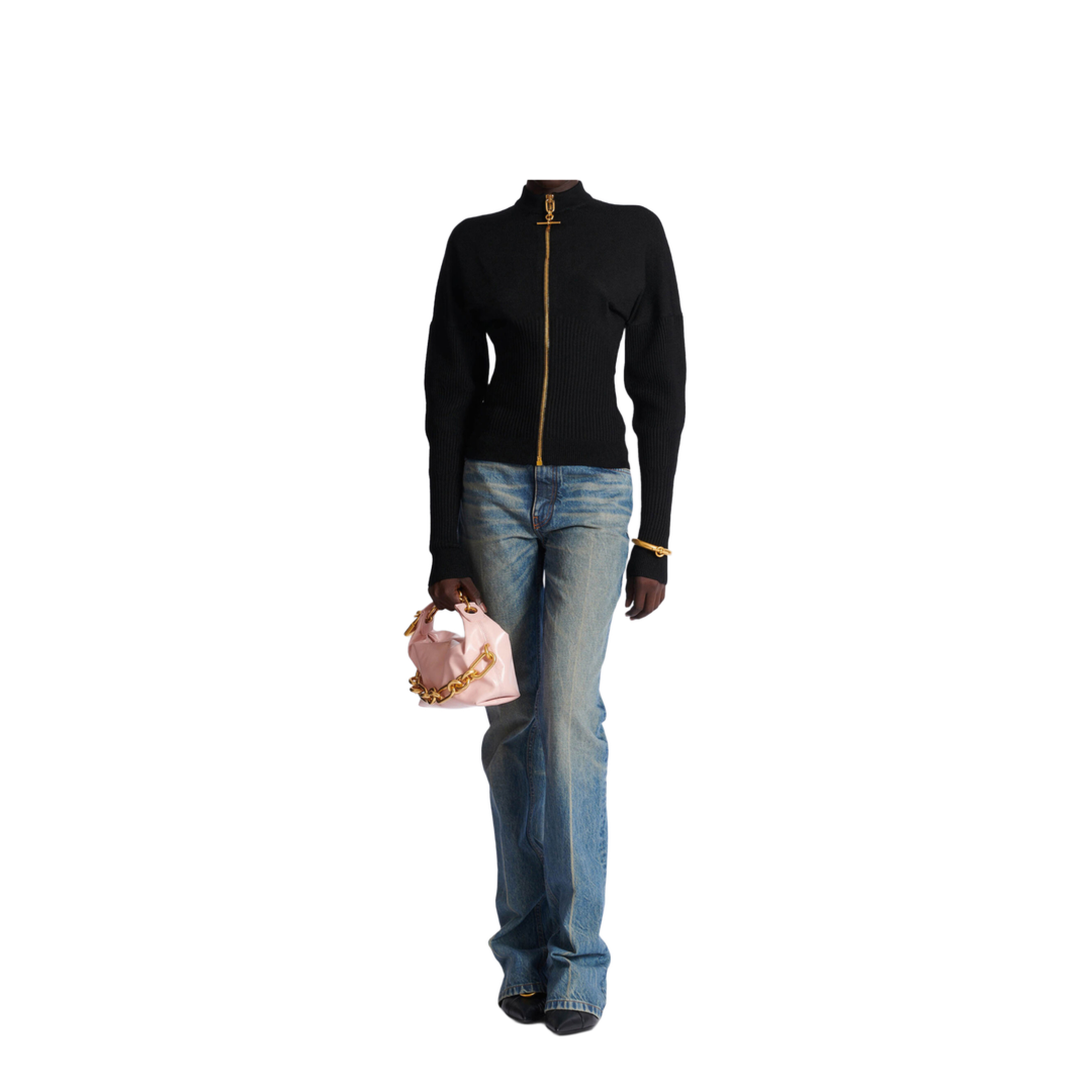 Waist-cinched cardigan