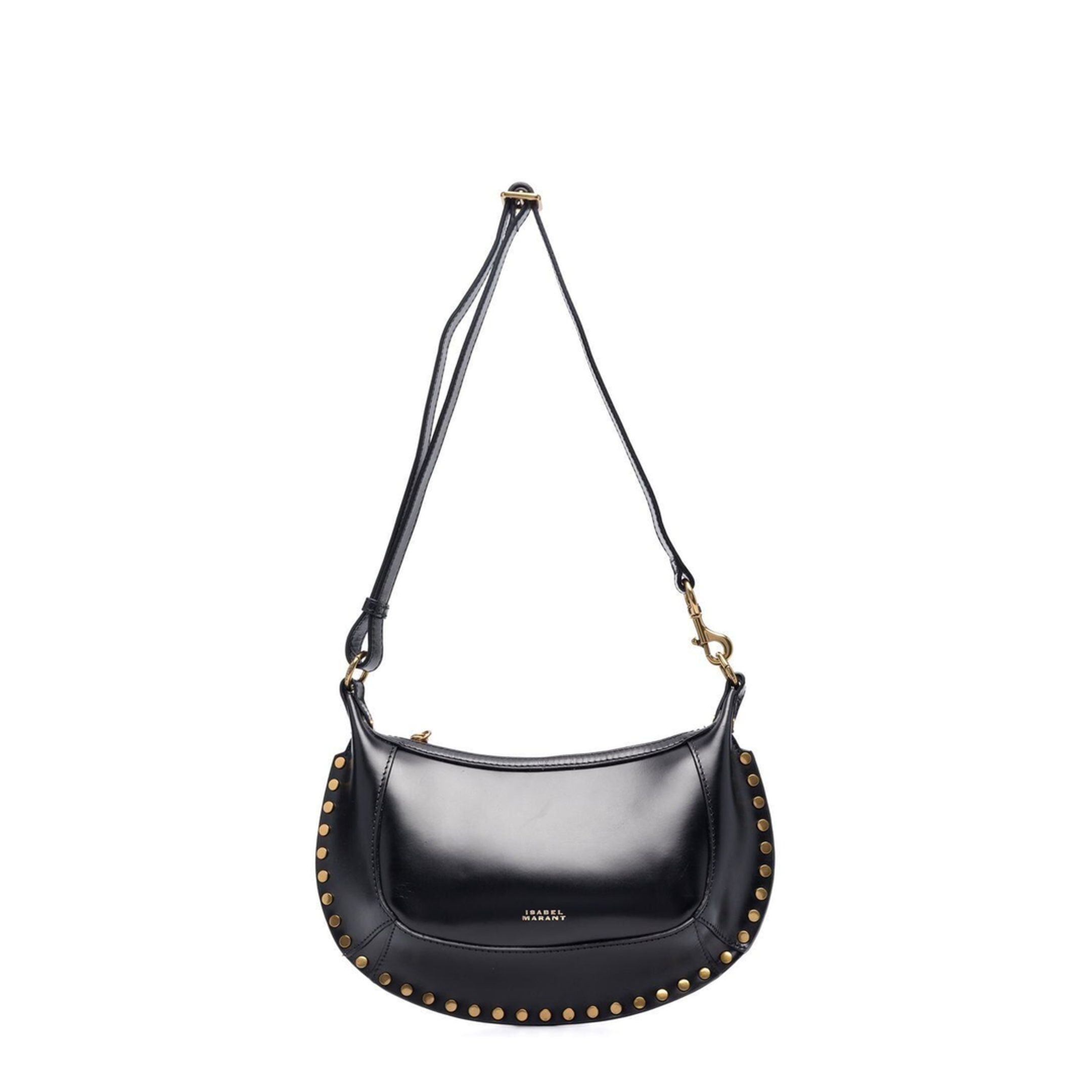 MAYFEYR - Isabel Marant - Oskan Moon Studded Shoulder Bag - PP0003FAA1C01M