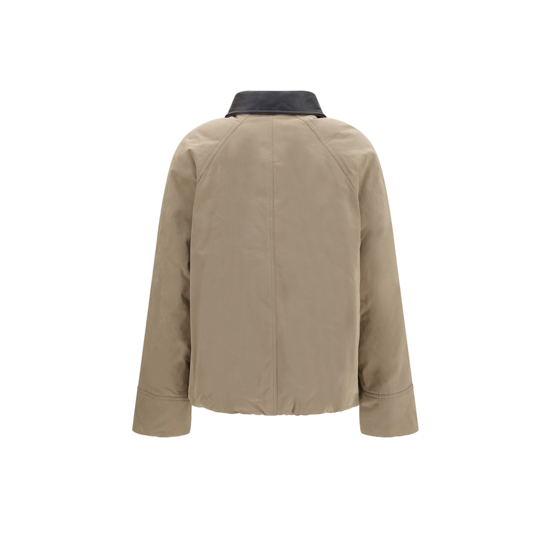 MAYFEYR - Brunello Cucinelli - Padded Down Jacket With Leather Collar - MG5457551
